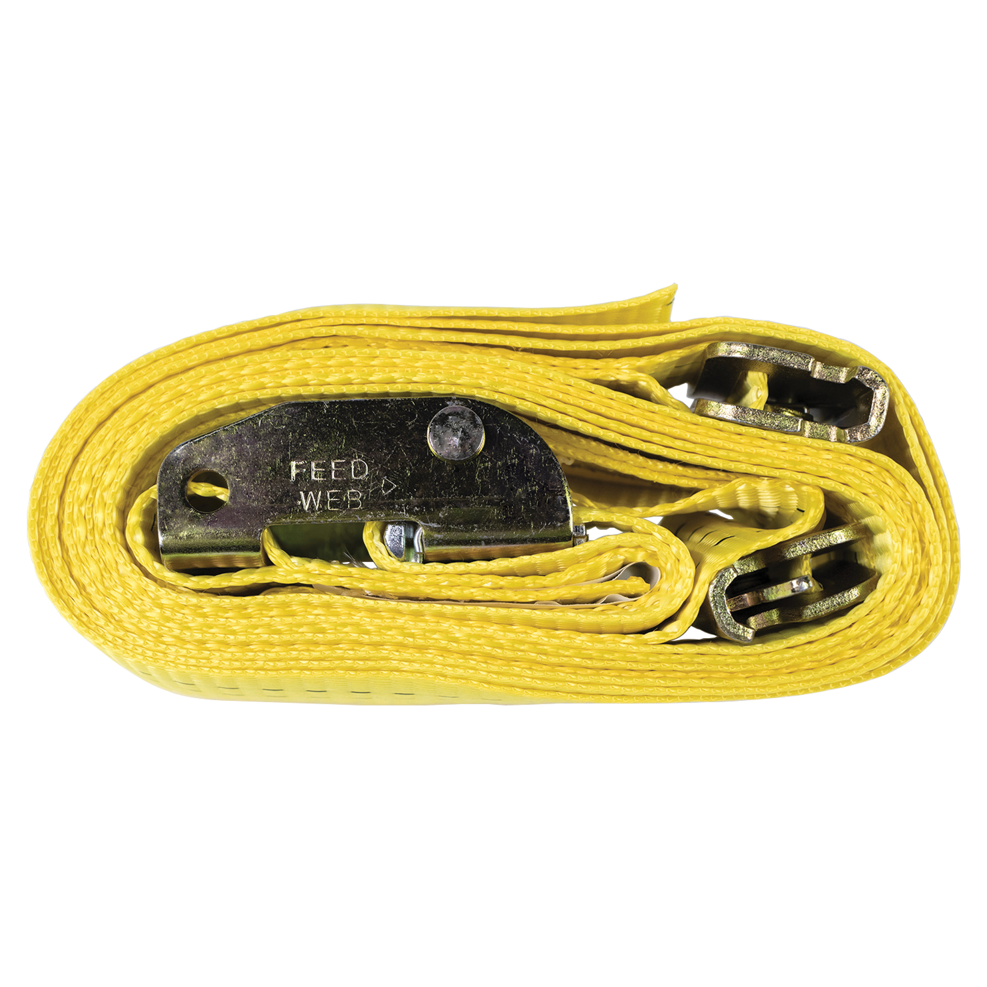 Monster Trucks 12ft. Webbed Polyester Strap with Cam Buckle, 3300-Lb. Breaking Strength, Model# MT10201