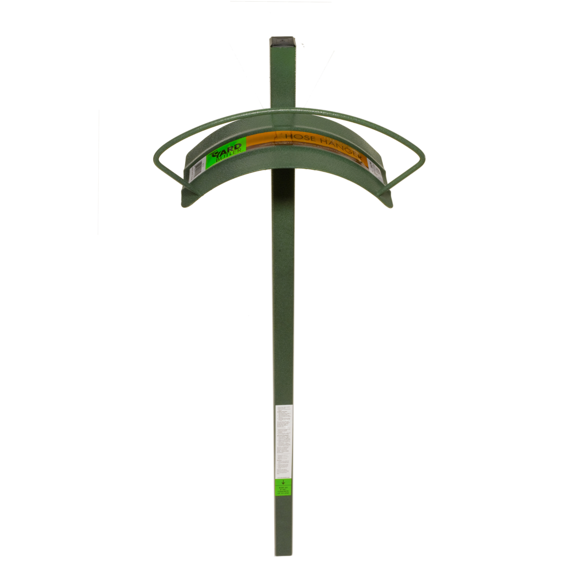 YardButler, Hose, No dragging. Free Standing Hose Hanger, Hose Length Capacity 100 ft, Color Gray, Model# IHC-2