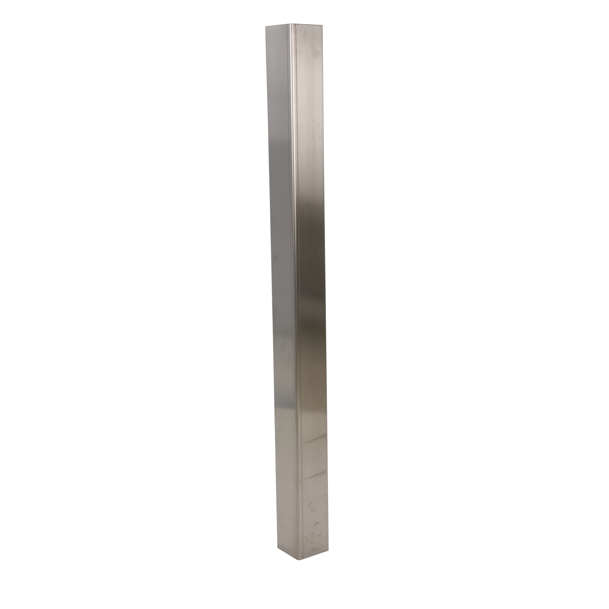 Vestil 304 Stainless Steel Square Corner Guard - 48in. Height, 3.5in. Width, Silver, Model# SS-48