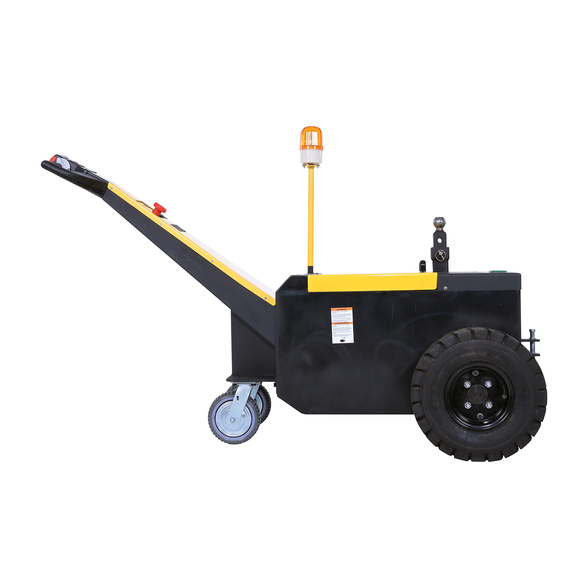 Vestil, Steel heavy duty electric powered tugger yellow, Pull Capacity ...