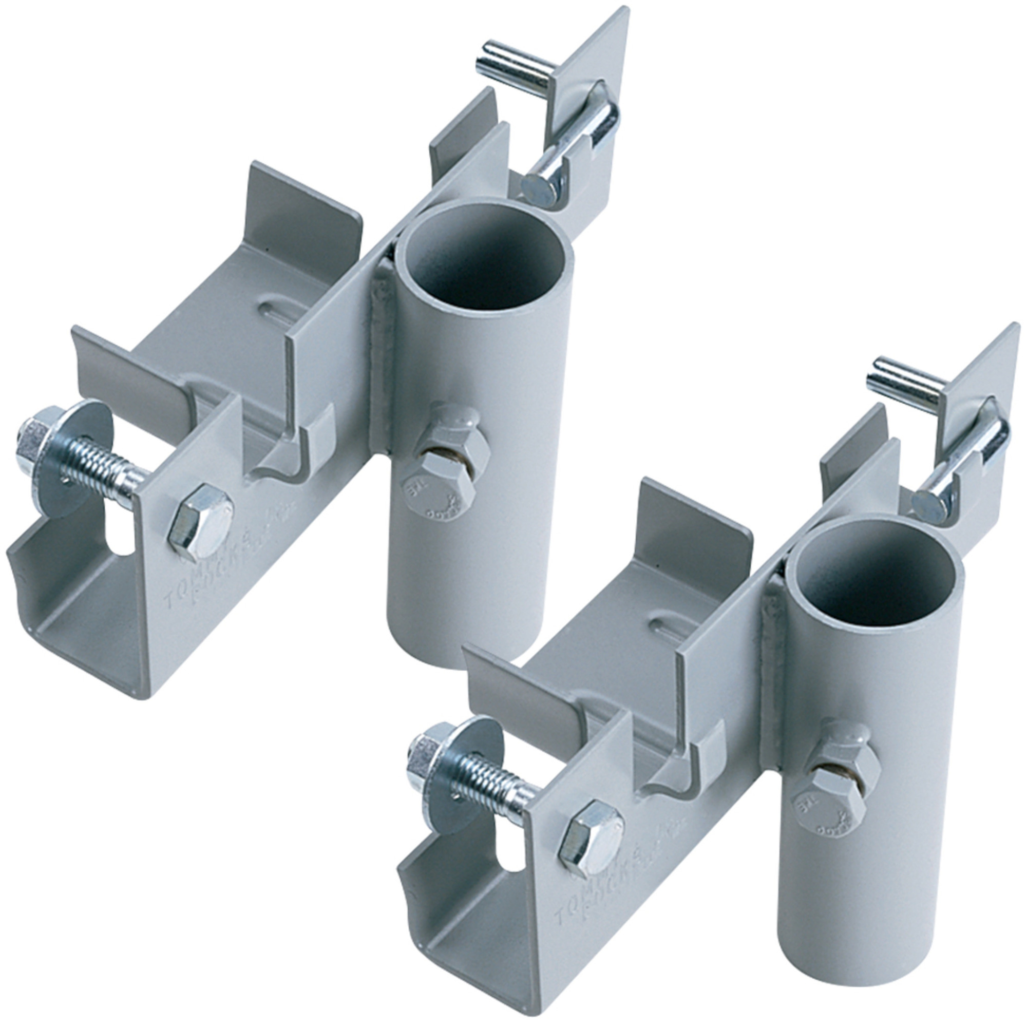 Tommy Docks Regular Duty Straight Connect Brackets - 11in. x 9in., 2-Pack, Zinc-Plated, Model# A-50001-2