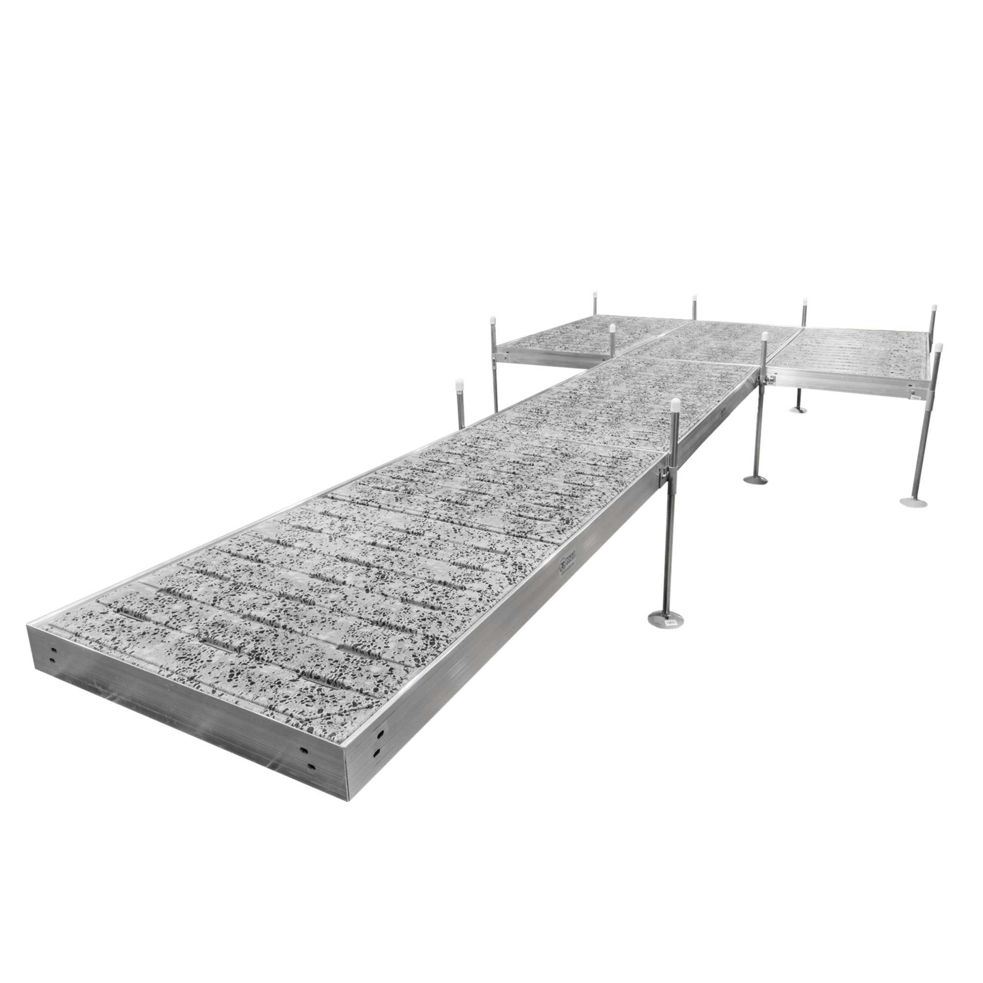 Tommy Docks Terrazzo Aluminum Platform - 24ft., 48in. x 96in., Weatherproof, Model# TDLADT-40036