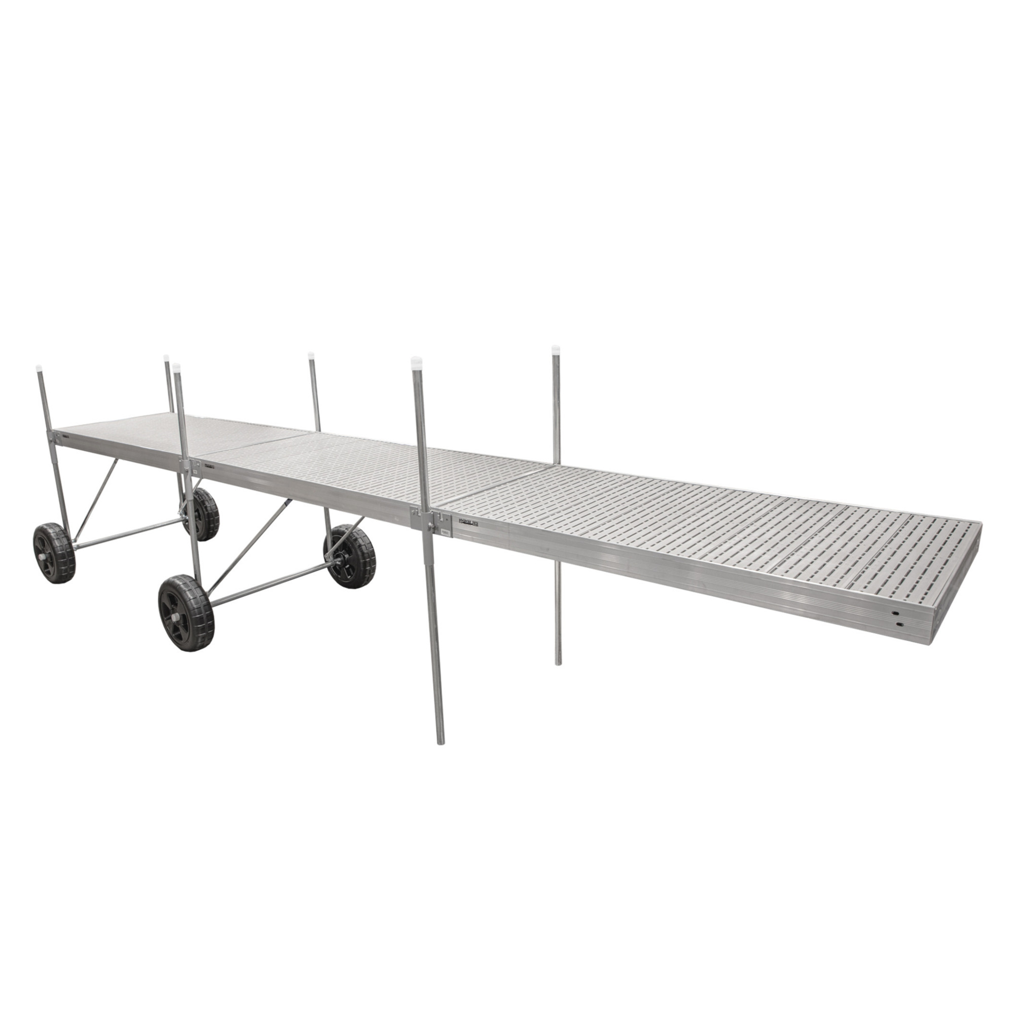 Tommy Docks Roll-In Dock with Titan Deck - 24ft., Aluminum Frame, Polypropylene Decking, Model# TD-50755