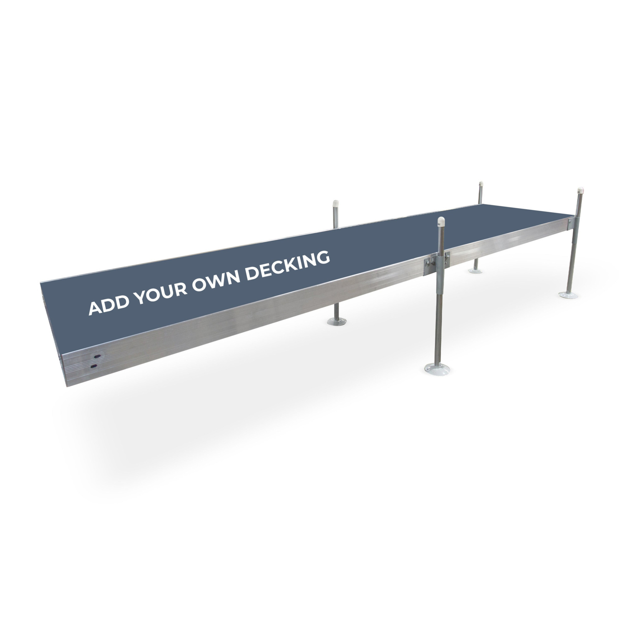 Tommy Docks Straight Aluminum Frame - 16ft., 96in. x 96in., Corrosion-Resistant, Model# TDSAF-40016