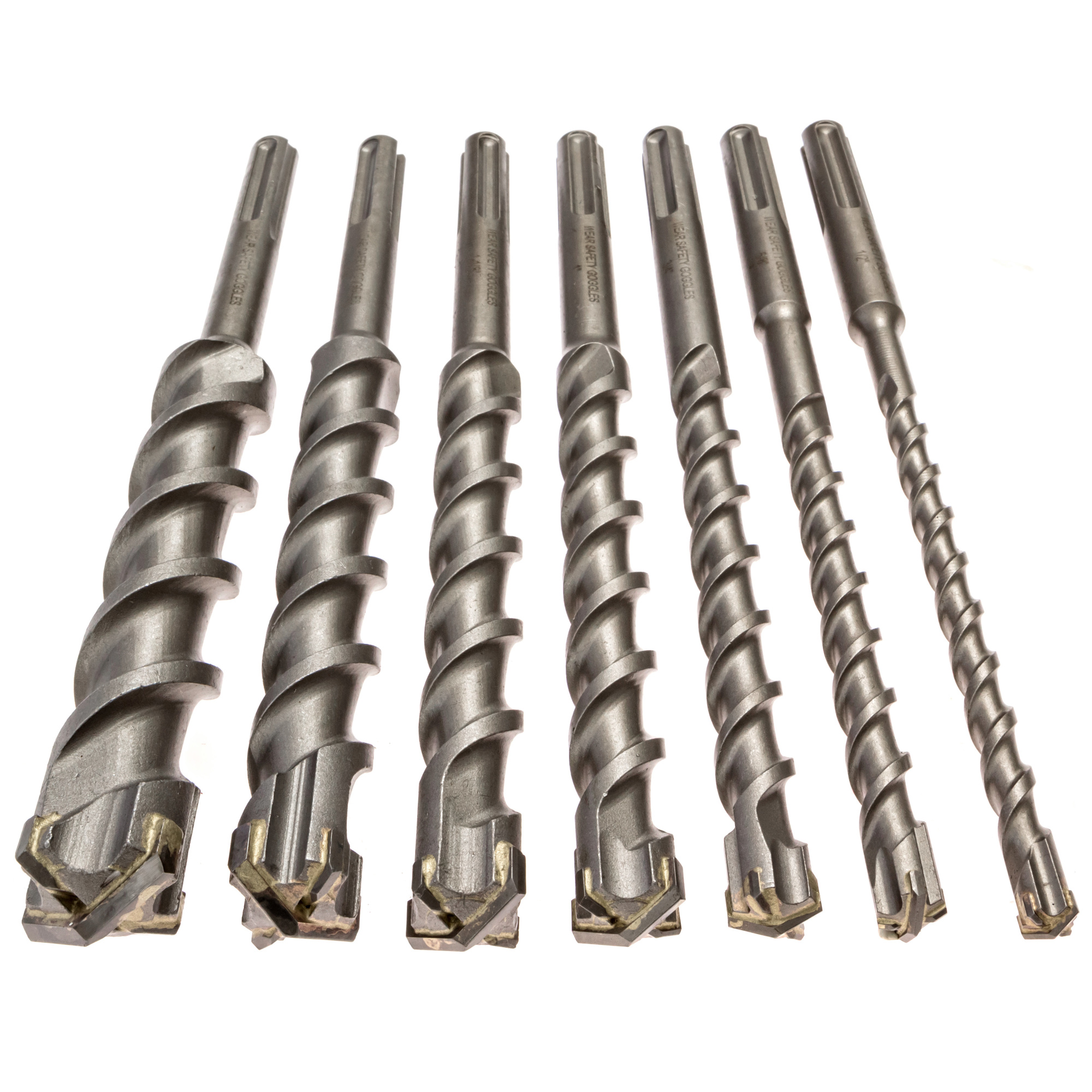 KATEYA, Carbide Tipped Bit, SDS Max, 7 Piece Set, Included (qty