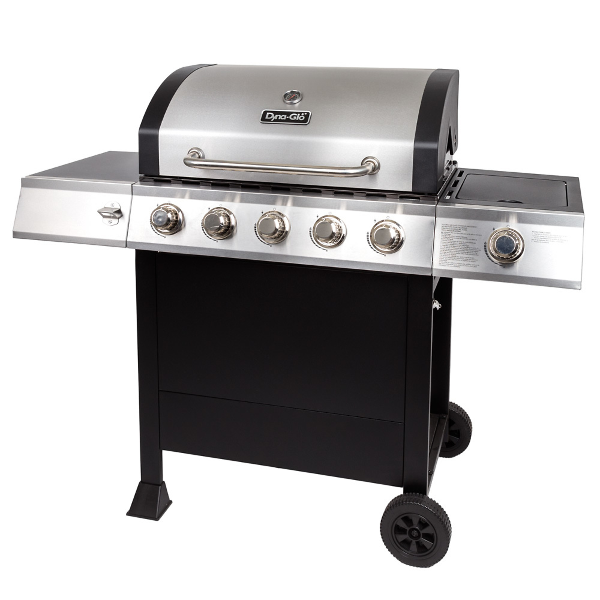 Dyna Glo, 5 Burner Open Cart Propane Gas Grill, Fuel Type Propane ...