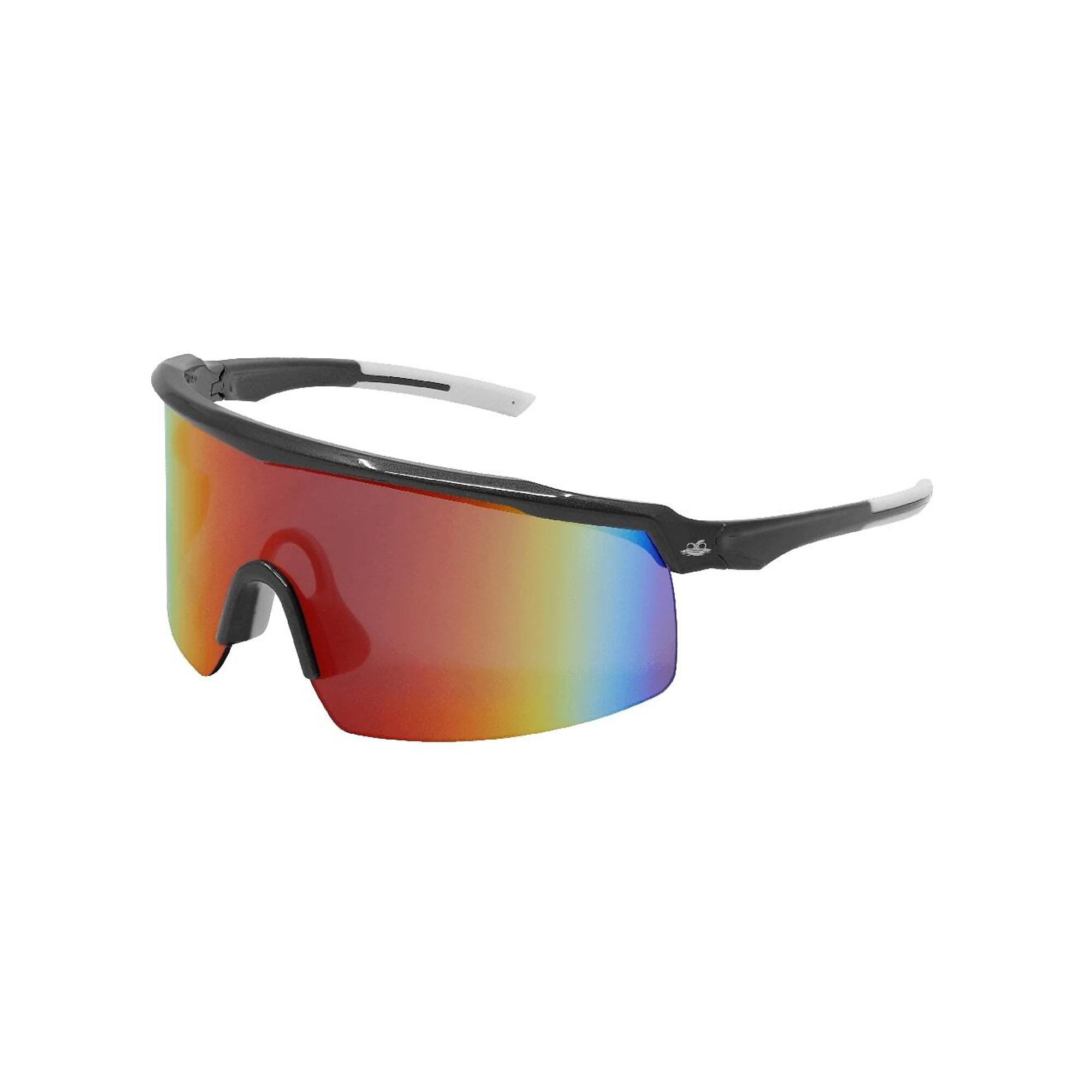 Bullhead Safety Whipray™, Whipray Red Mirror AF Lens, Gray Frame Safety Glasses, Frame Color Gray, Lens Color Red, ANSI Z87 Compliant, Model# BH32910AF