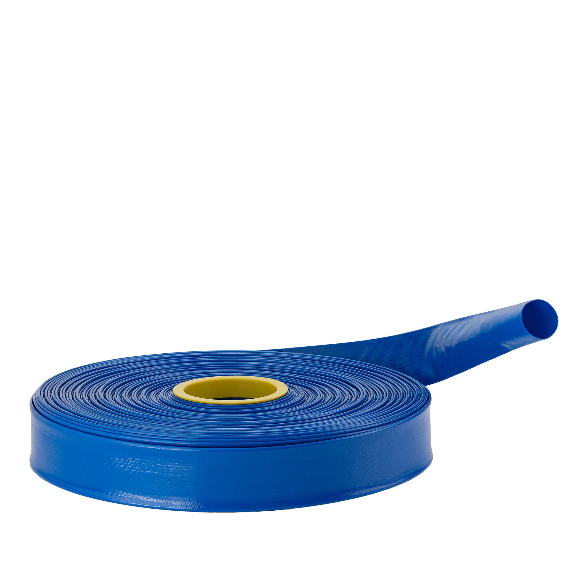 Alpine Corporation, PVC Flat Water Discharge Hose 300ft.,1-1/2in.ID,Blue, Model# FDH112