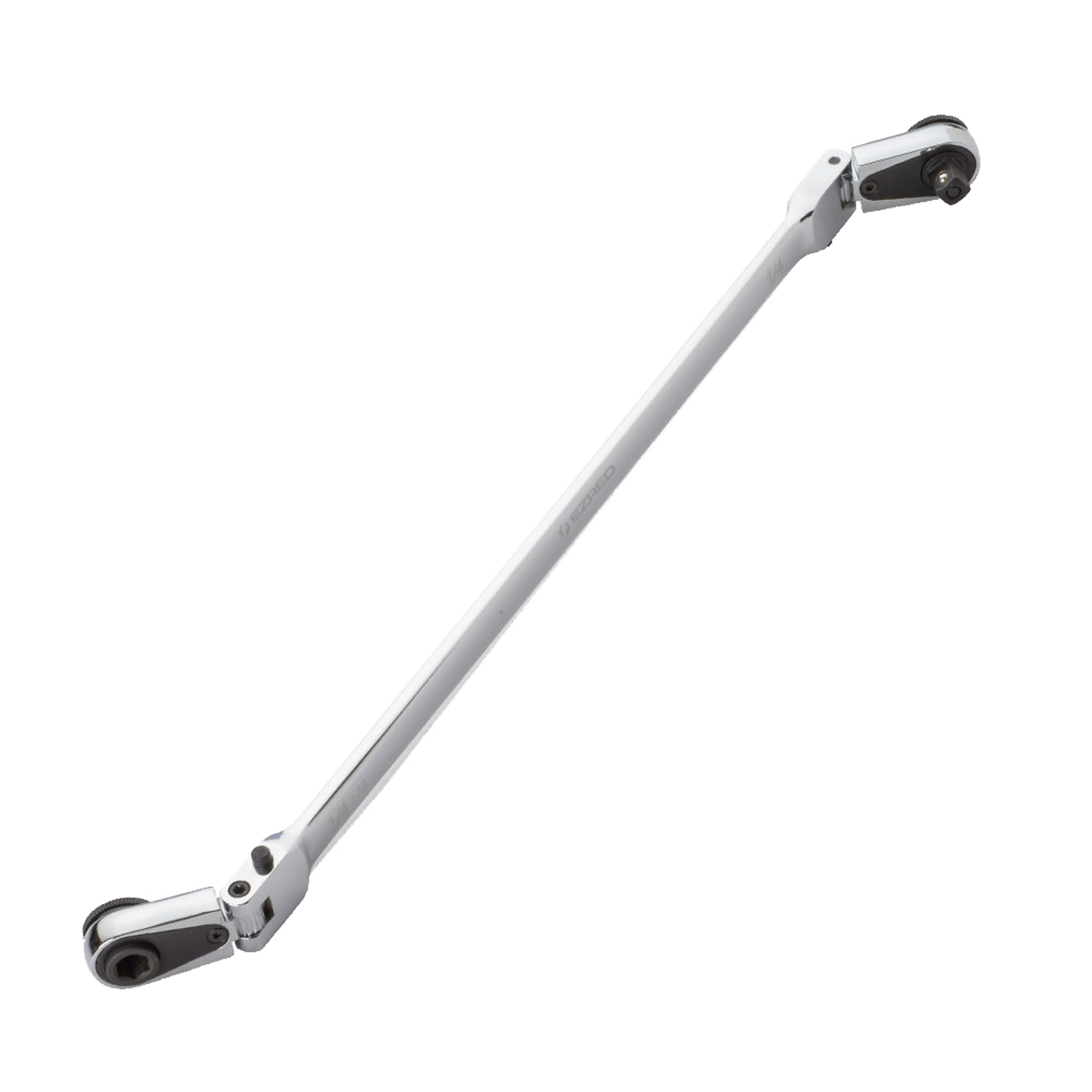 EZRED, 1/4in. Combo Flex Head Ratchet w Locking Heads 12in., Drive Size 1/4 in, Tool Length 12 in, Pieces (qty.) 1 Model# 4S12L