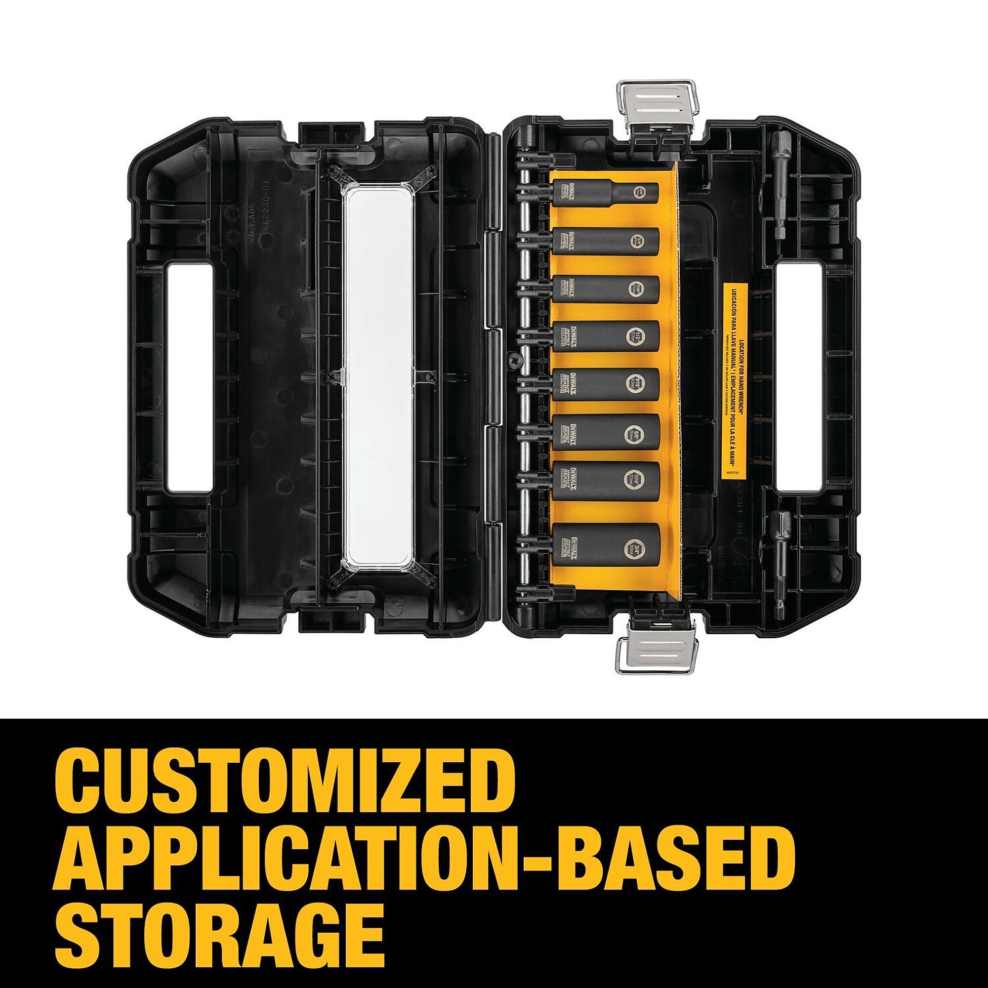 DEWALT, Impact Socket Set, SAE, 3/8in., 10-Piece, Pieces (qty.) 10 DEWALT, Impact Socket Set, SAE, 3/8in., 10-Piece, Pieces (qty.) 10