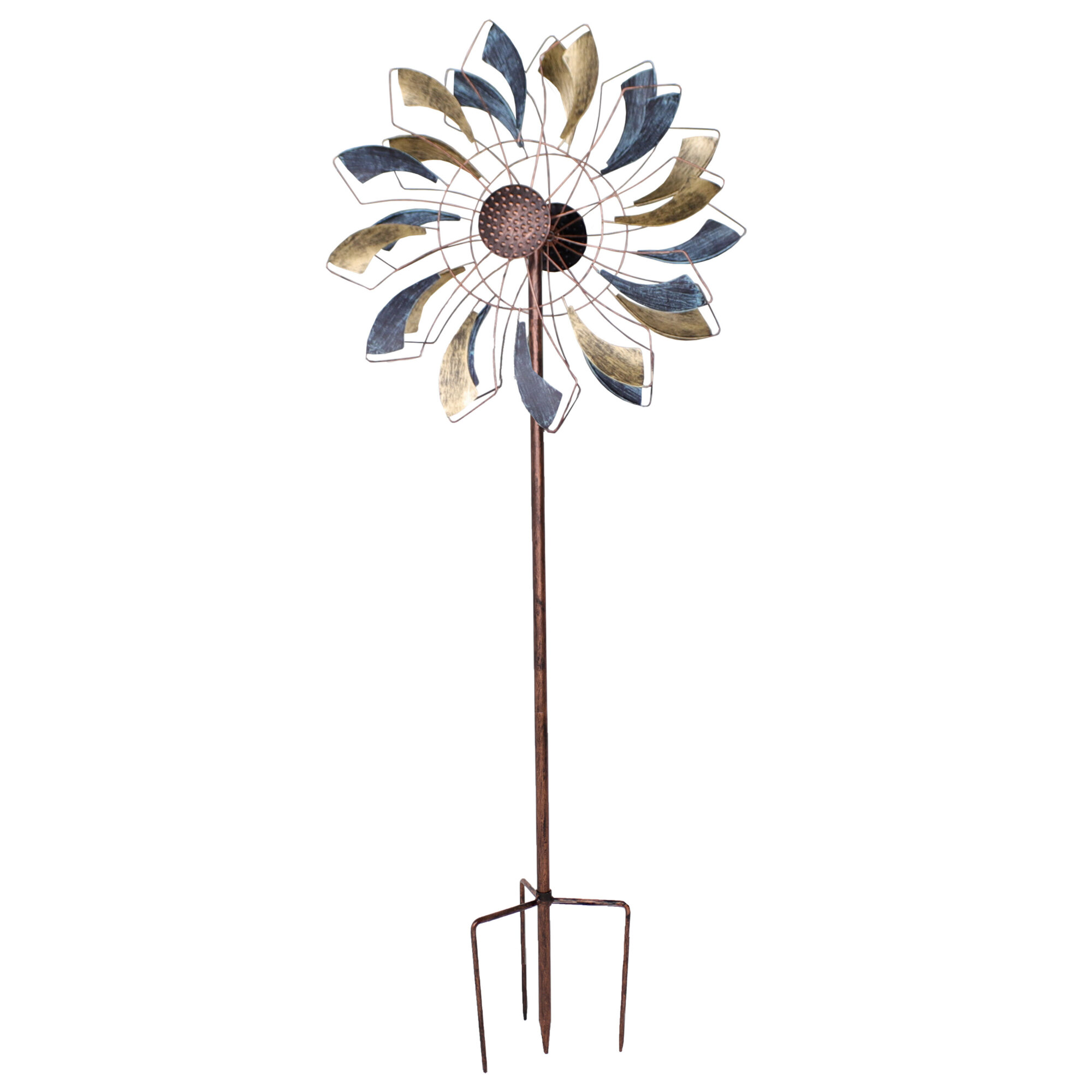 Sunnydaze Decor, Metallic Powder-Coated Iron Wind Spinner - 84.5in. H, Model# HB-189