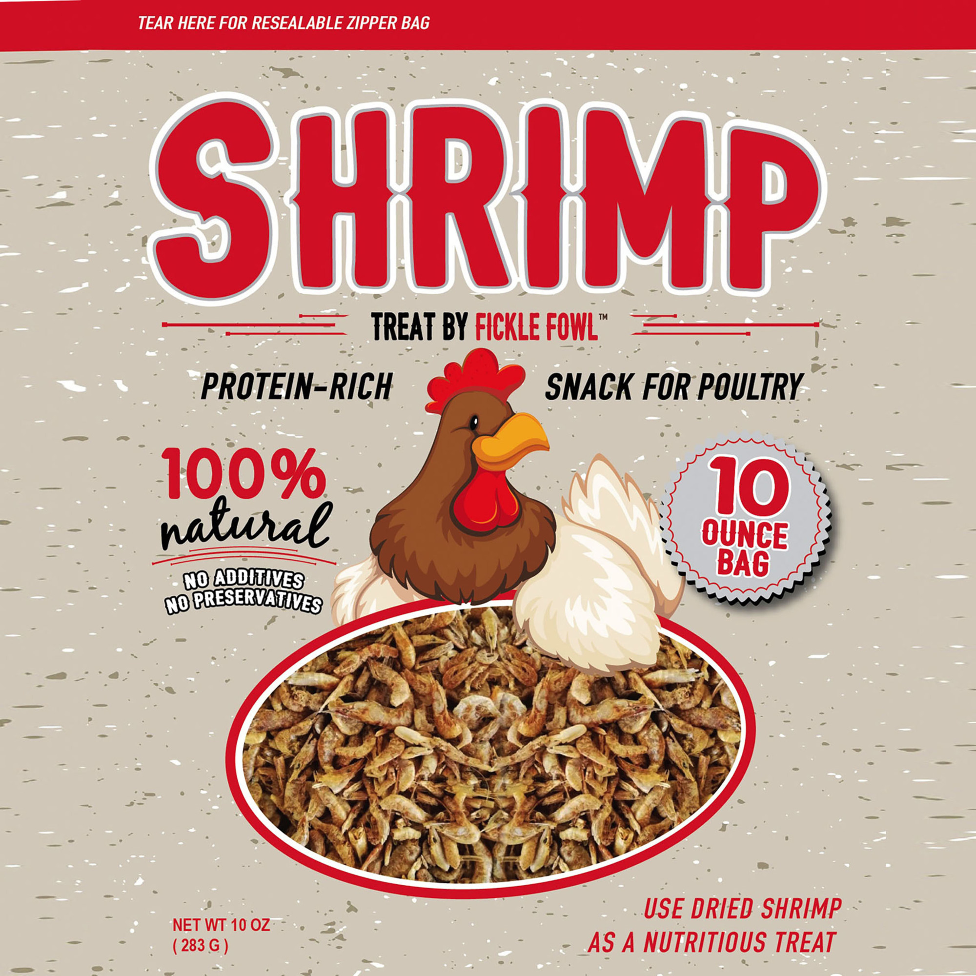 Buffalo Tools, 10 oz Bag Dried Shrimp - 6Pk, Model# DSH106