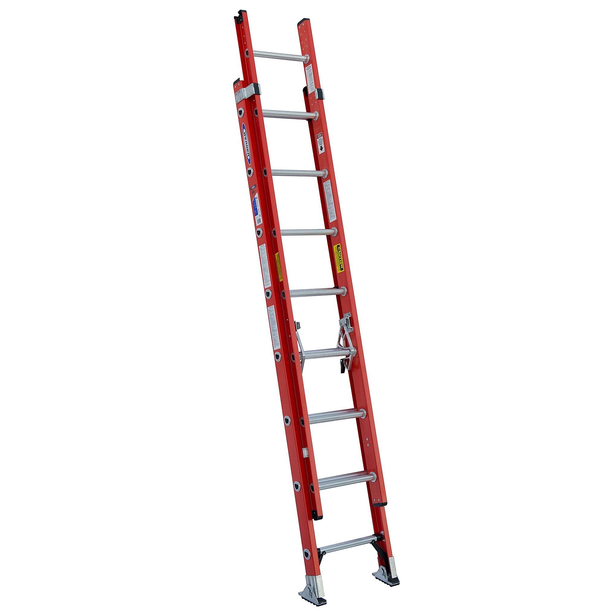 Werner, 16ft. FG Ext. Ladder, Type 1A, Material Fiberglass, Model# D6216-2