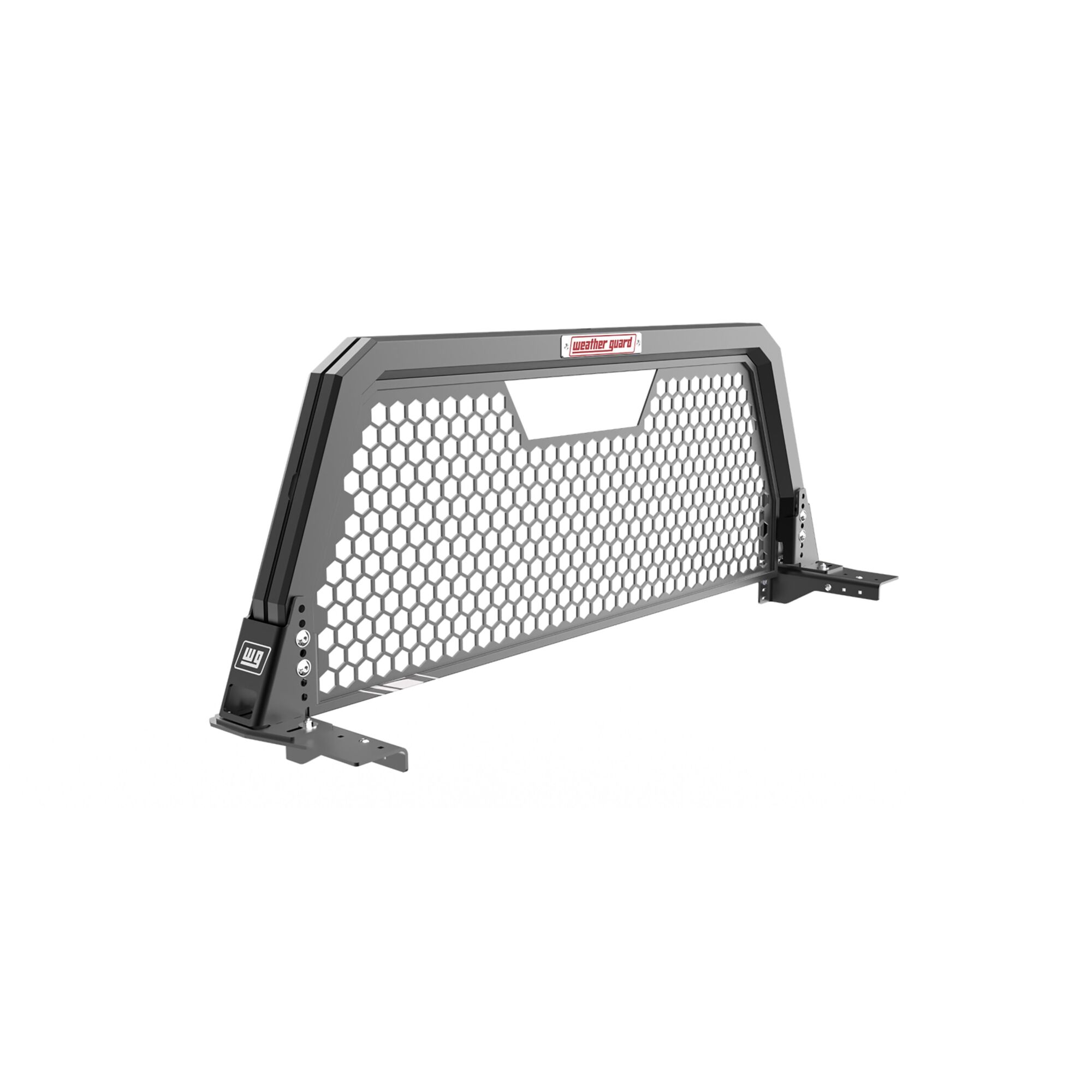 Weather Guard, Hex Headache Rack, Color Matte Black, Finish Powder-Coat, Material Aluminum, Model# 11906-52-01