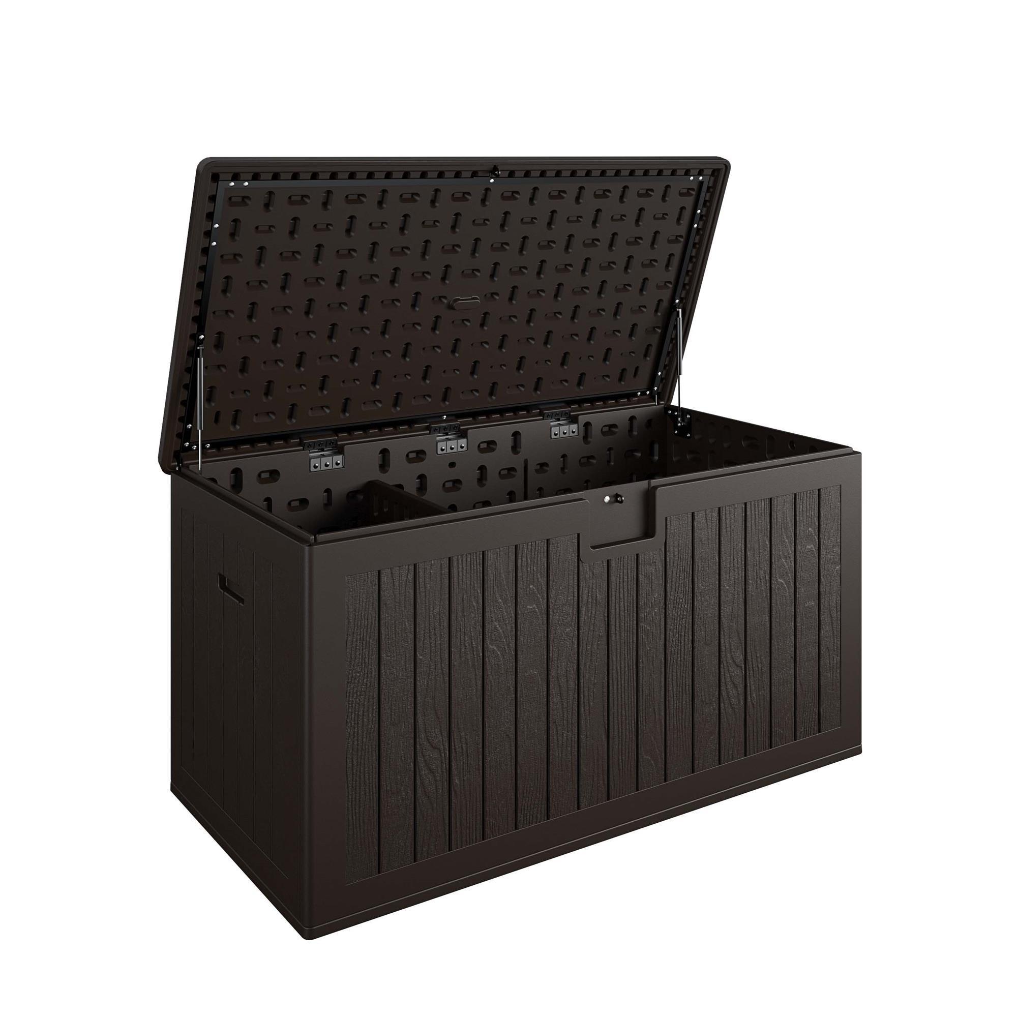 Cosco, 150-Gallon Storage Box: Weather-resistant., Included (qty.) 1 Model# 88942DBN1E