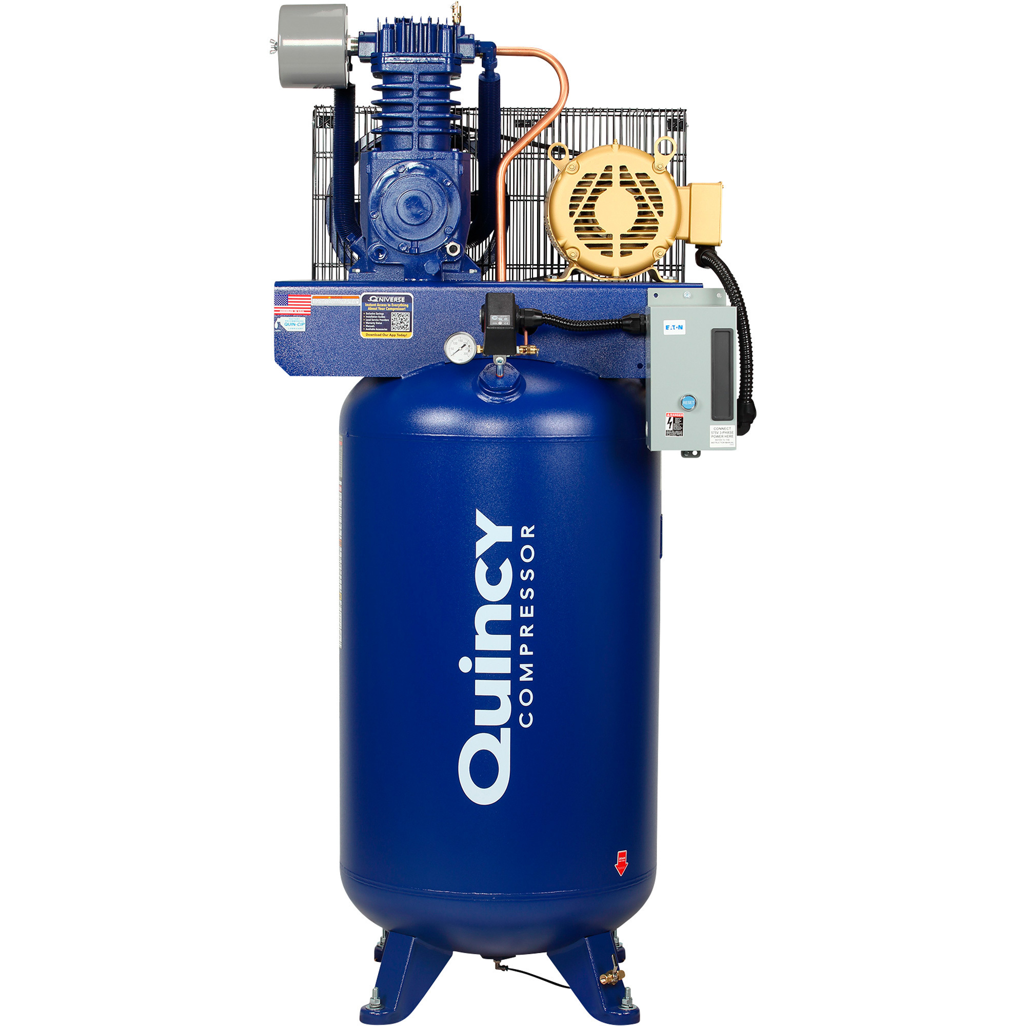 Quincy QTV-7.5 Splash Lubricated Reciprocating Air