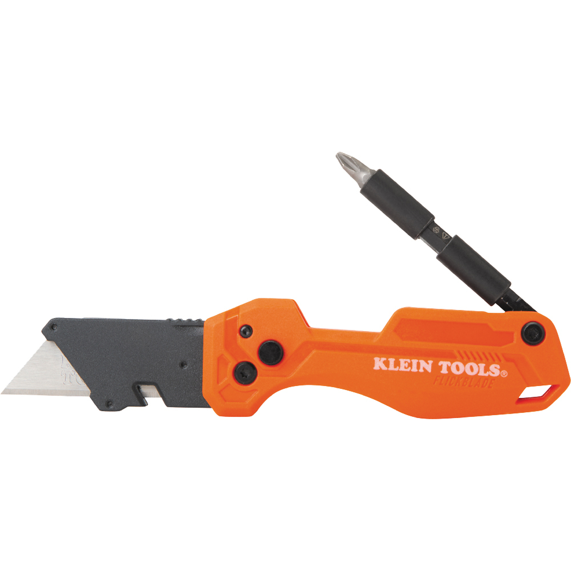 Klein Tools, Folding Utility Knife With Driver, Blades (qty.) 1 Knives (qty.) 1 Folding, Model# 44304