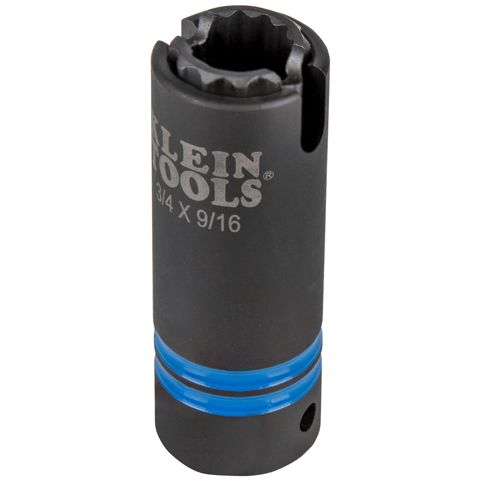 Klein Tools, 3in. Impact Socket, 12 Point, 3/4 + 9/16in., Impact Socket, Model# 66031