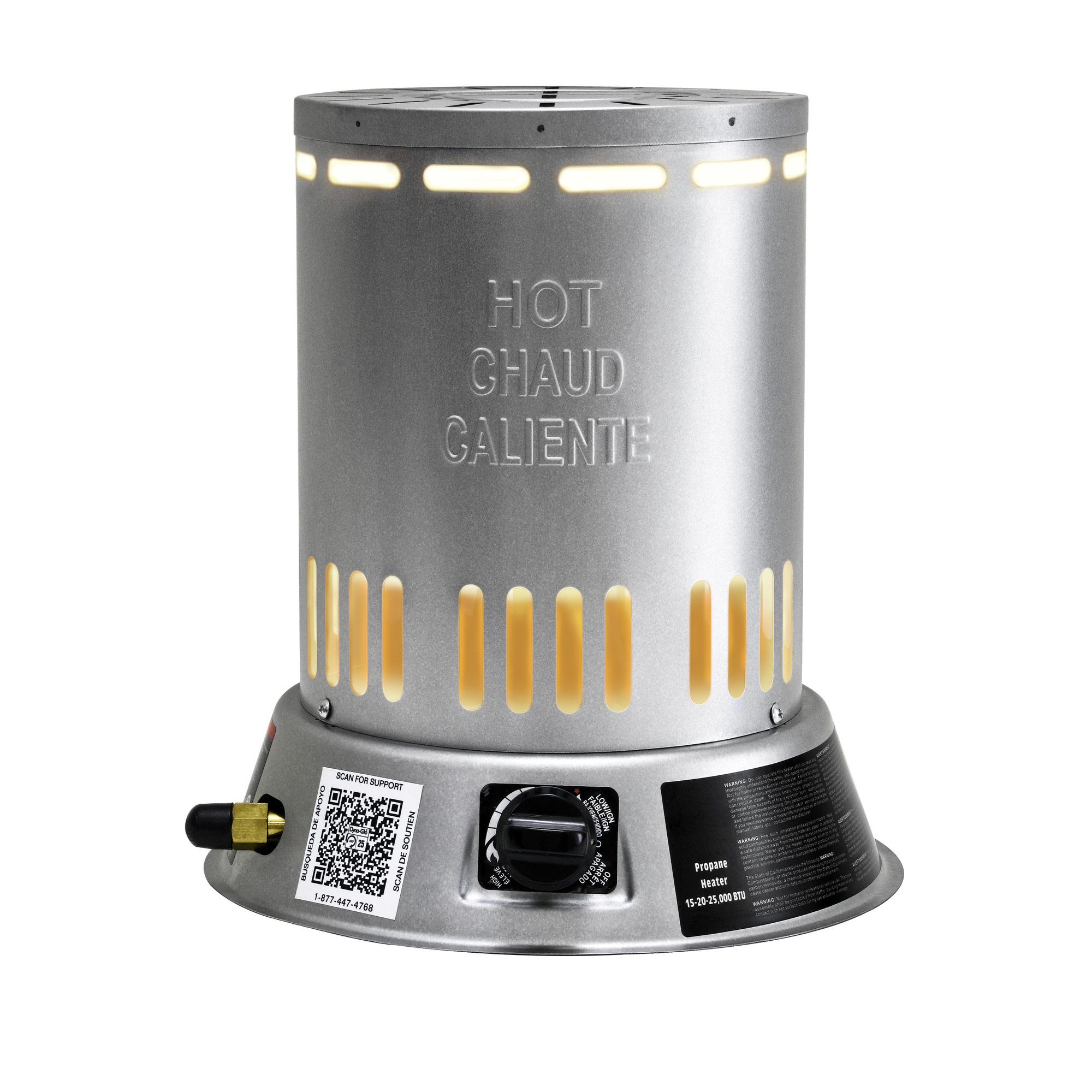Dyna Glo, 25000-BTU Portable Convection Heater - LP, Fuel Type Propane, Max. Heat Output 25000 Btu/hour, Model# RMC-LPC25DG