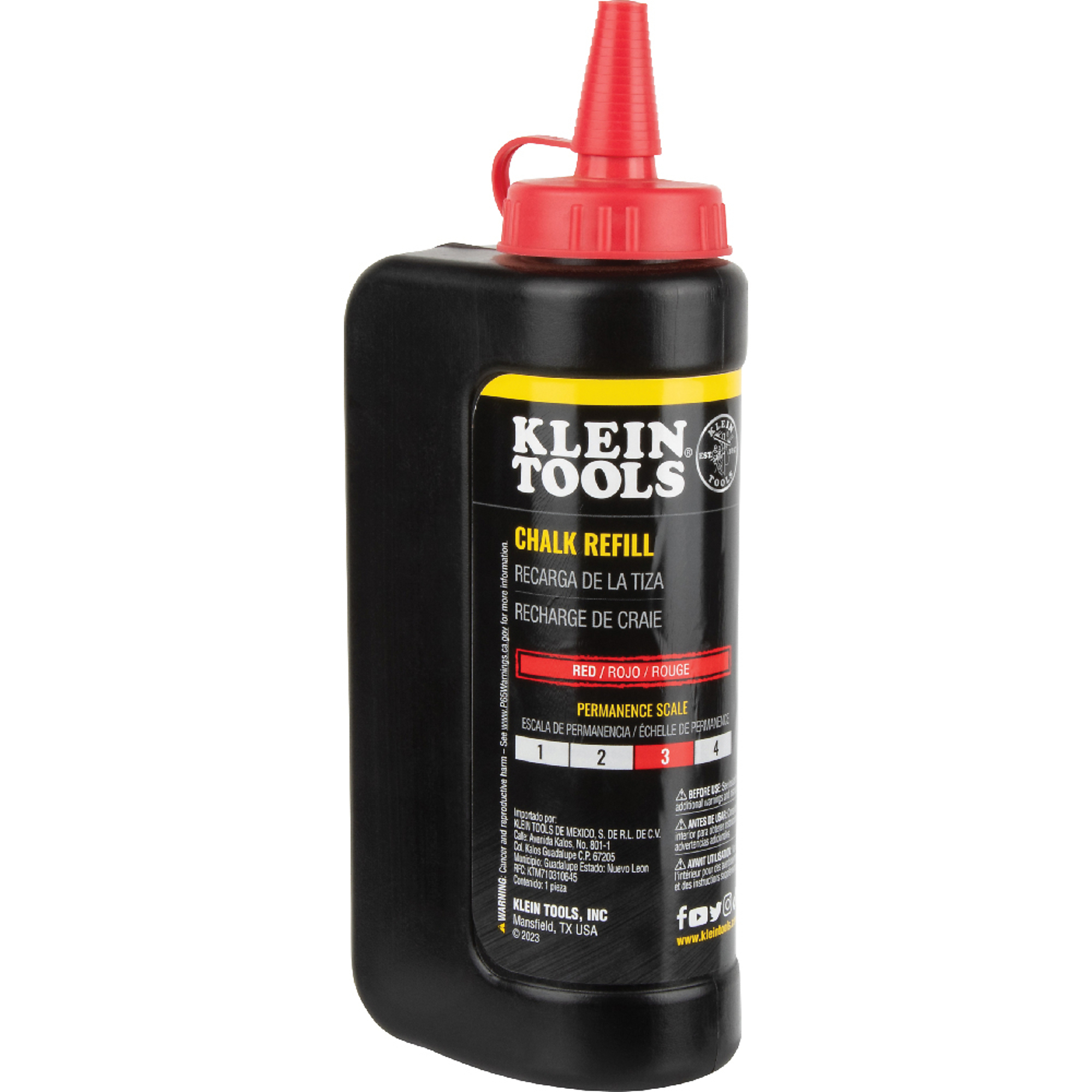Klein Tools, Chalk Refill, Red, Pieces (qty.) 1 Model# CHLK14R