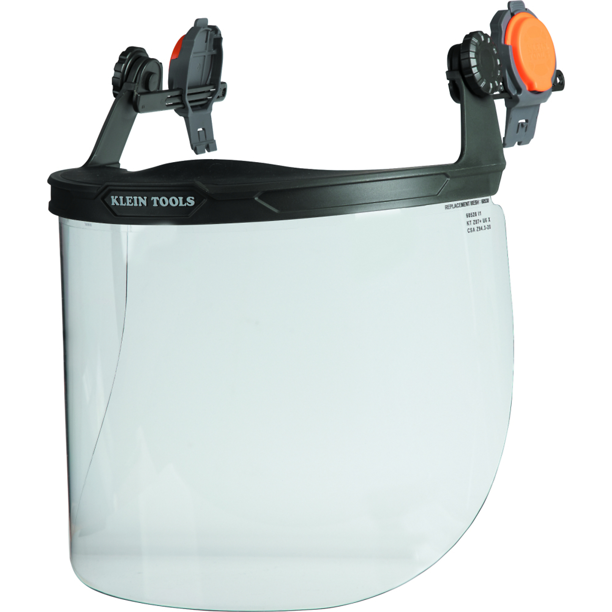 Klein Tools, Face Shield for Full Brim Hard Hat, Clear Anti-Fog Visor, Hard Hat Accessory, Model# 60528