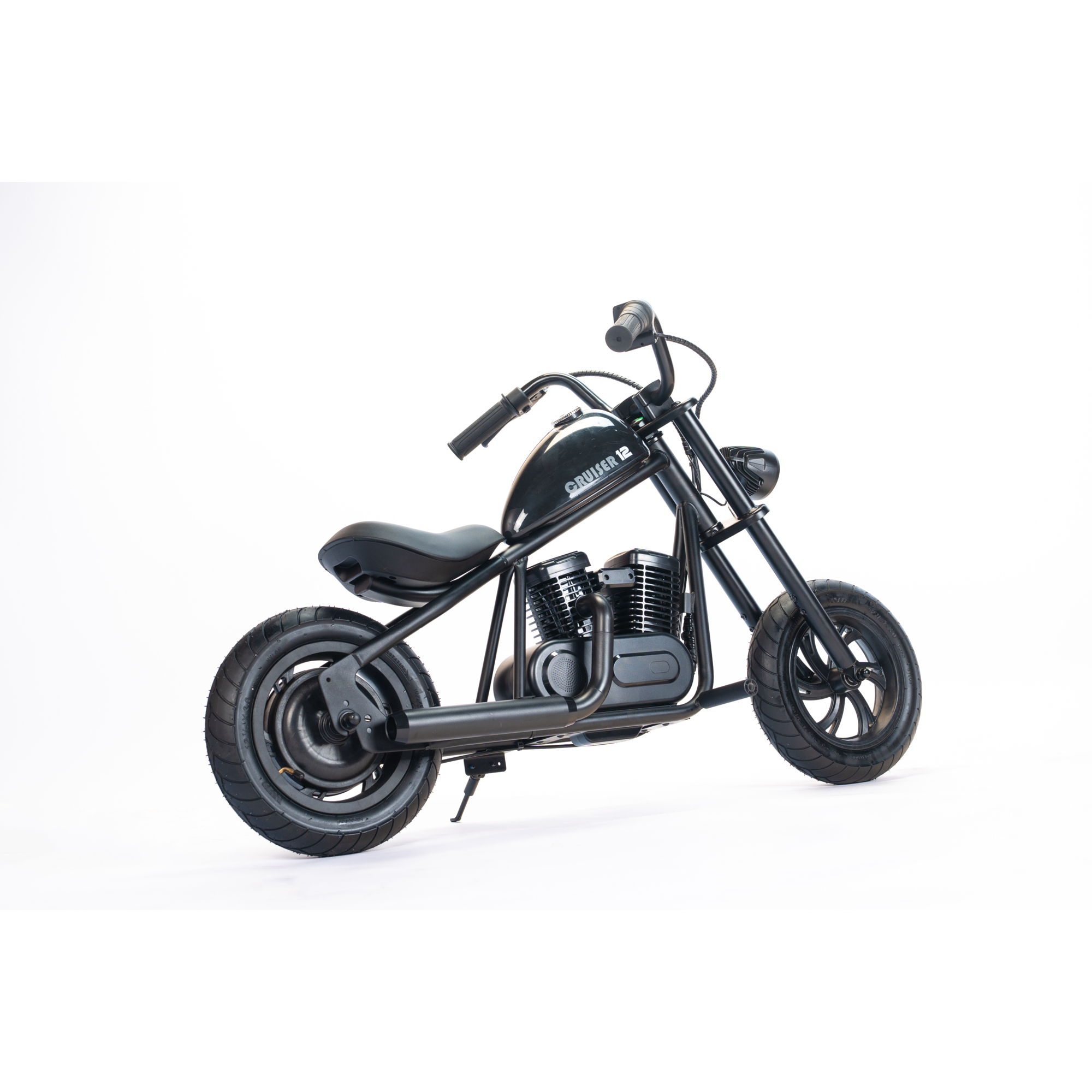 HYPER GOGO, Electric Motorcycle Kid Cruiser 12 Max. Speed 10 MPH, Weight  Capacity 145 lb, Model# EL-MB03A BLACK