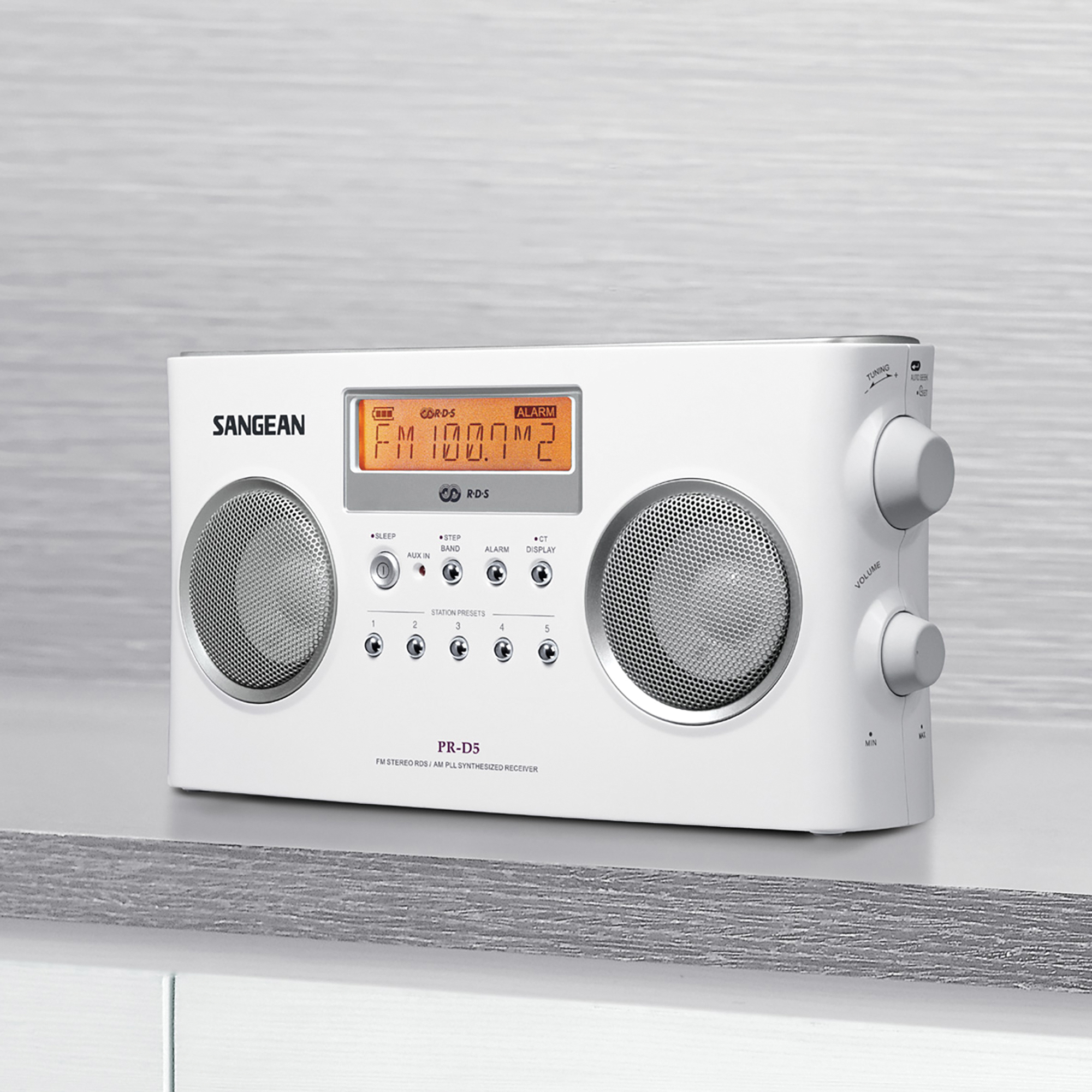 Sangean FM-Stereo/AM Portable Digital-Tuning Radio - Dual 2.5in. Stereo ...