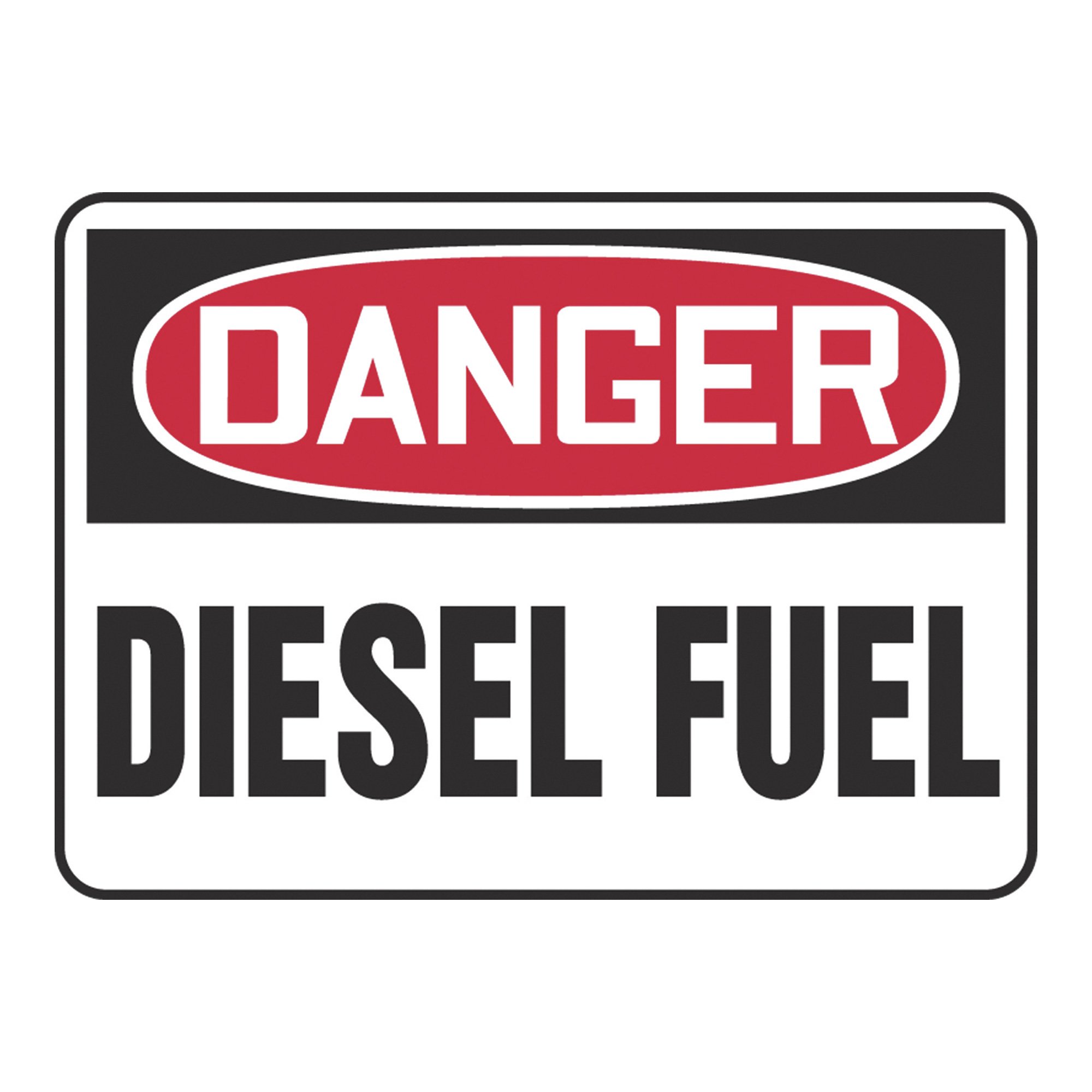 Accuform DANGER, DIESEL FUEL Safety Sign | Northern Tool