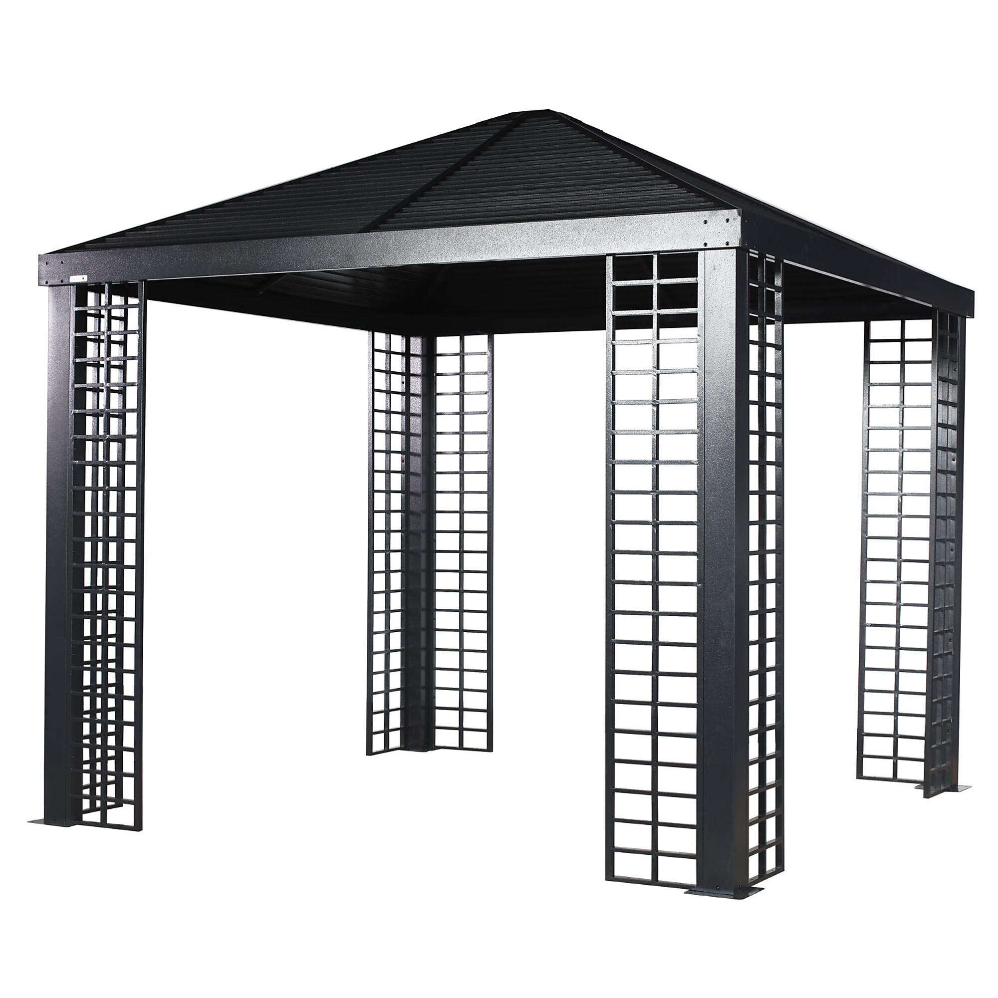 ShelterLogic Havana, Sojag Havana 10 x 10ft. Aluminum Frame Gazebo, Color Black, Shape Square, Frame Material Aluminum, Model# 500-9169454