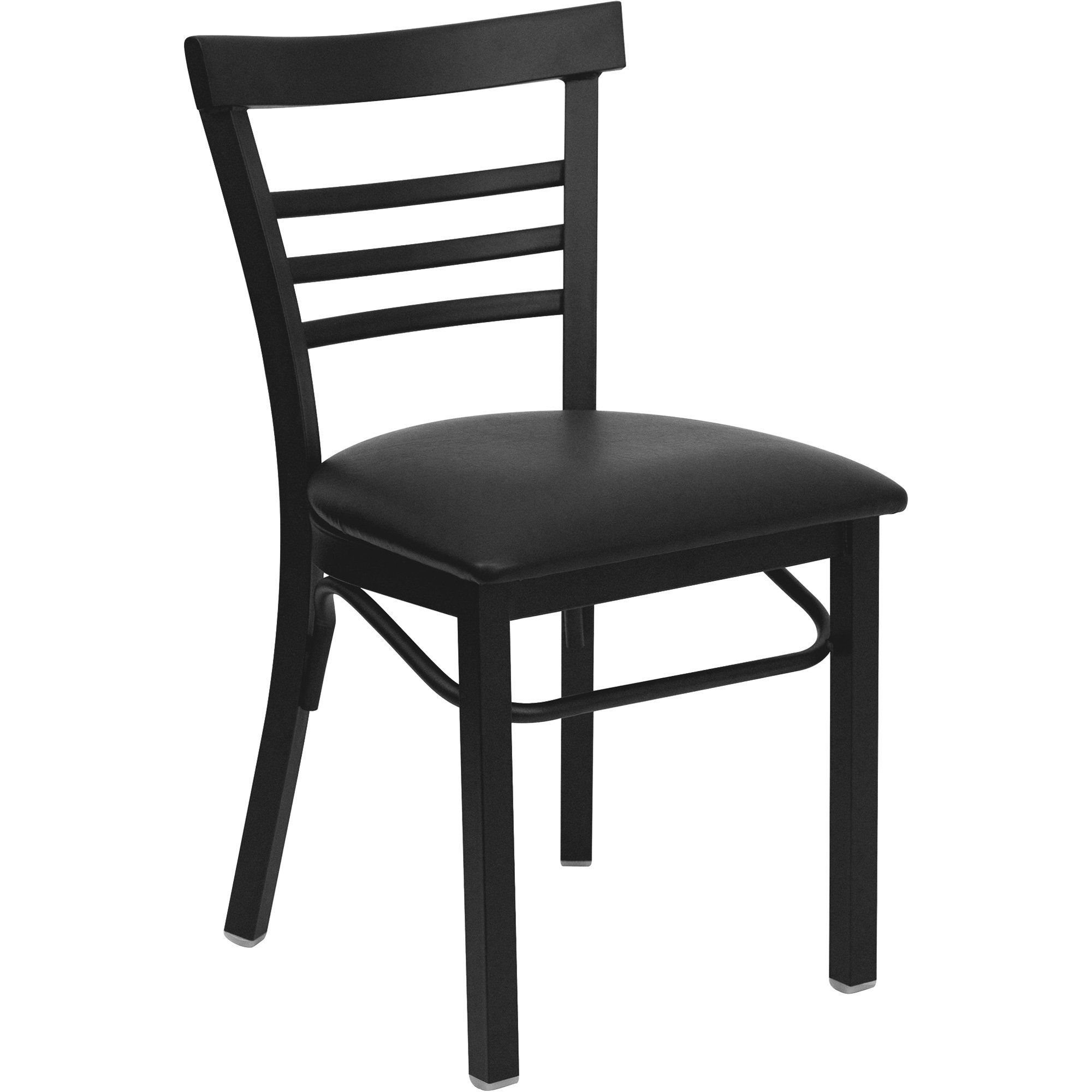 Flash Furniture Ladder Chair with Padded Seat — 17in.W x 19 1/2in.D x 31 3/4