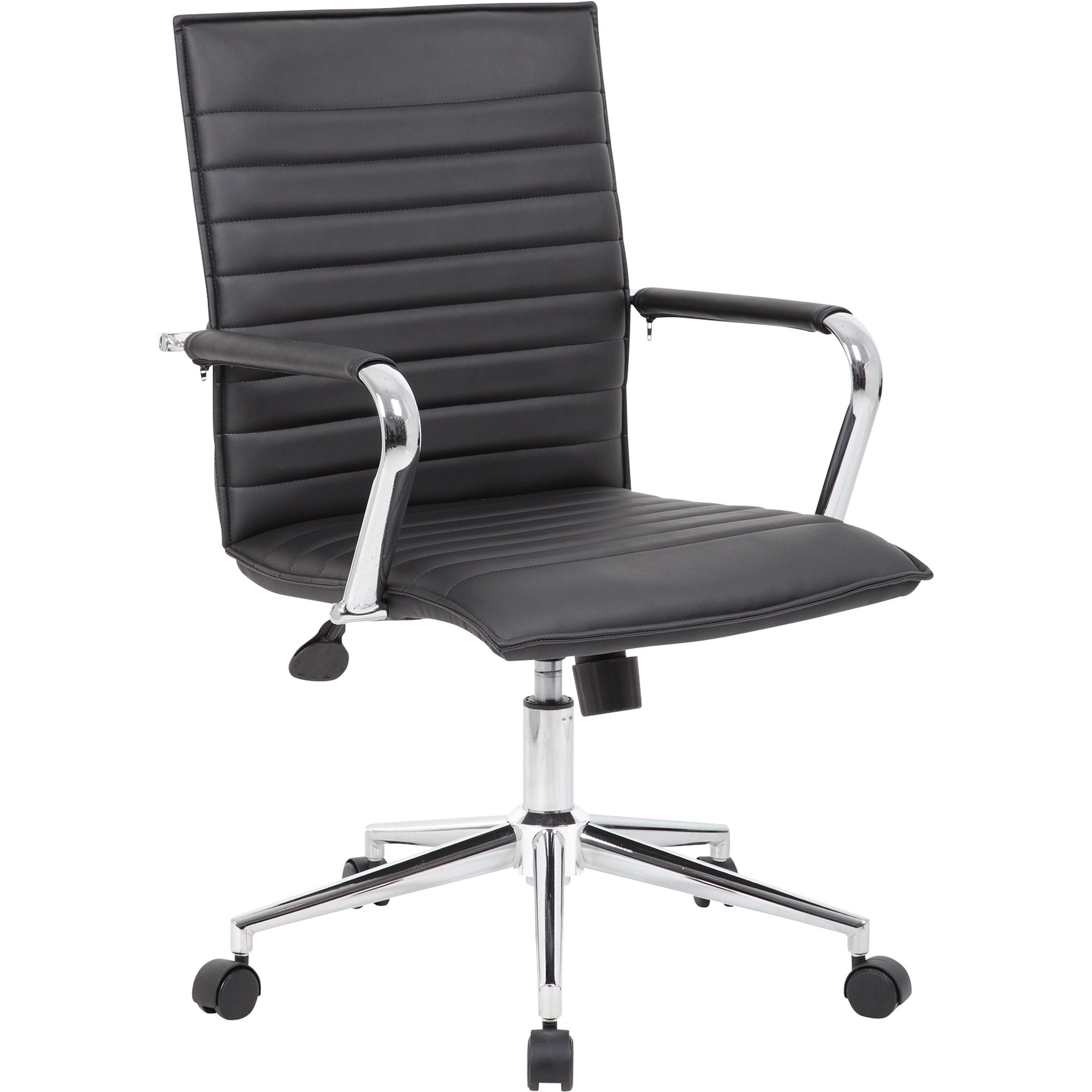 Norstar Height Adjustable Vinyl Hospitality Task Chair — 26in.W x 23in.D x 35.5–38.5