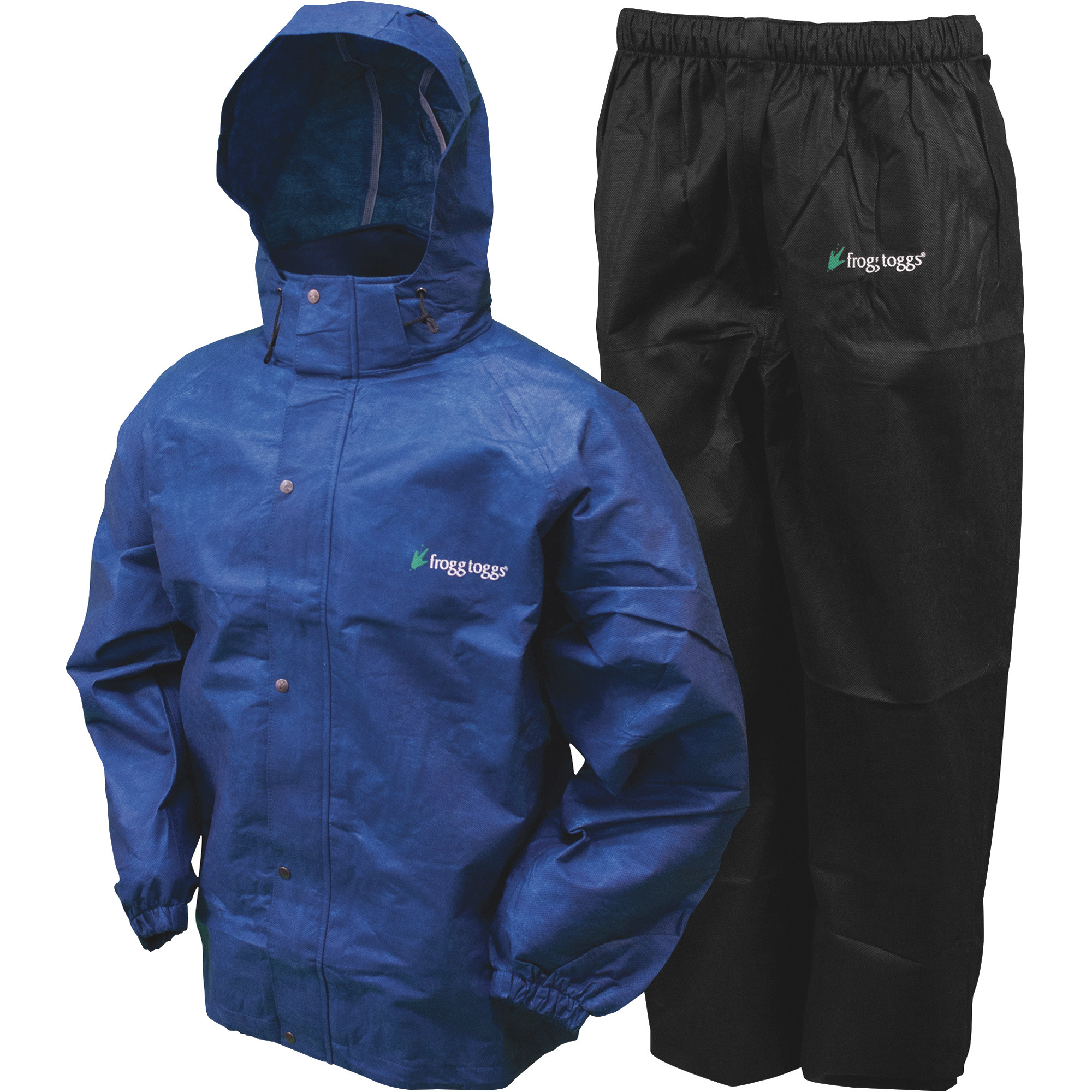 Frogg Toggs Men s All Sports Rain and Wind Jacket and Pants Suit Royal Blue Black Model AS1310 Northern Tool
