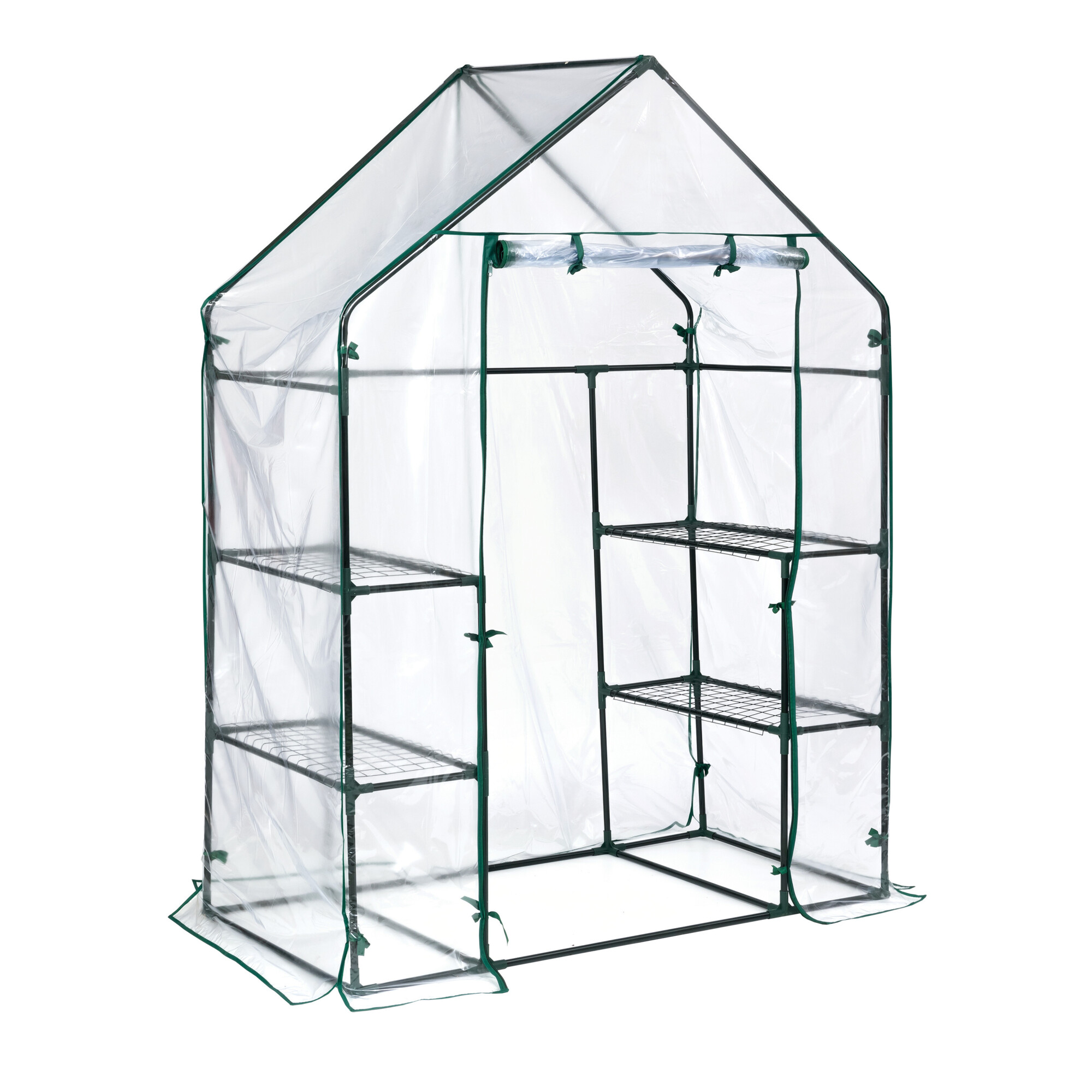 ShelterLogic Miracle-Gro Mini Greenhouse - 4ft. 8in. x 29in. x 55.5in., Tubular Steel Frame, Clear PVC Cover, Model# 70526