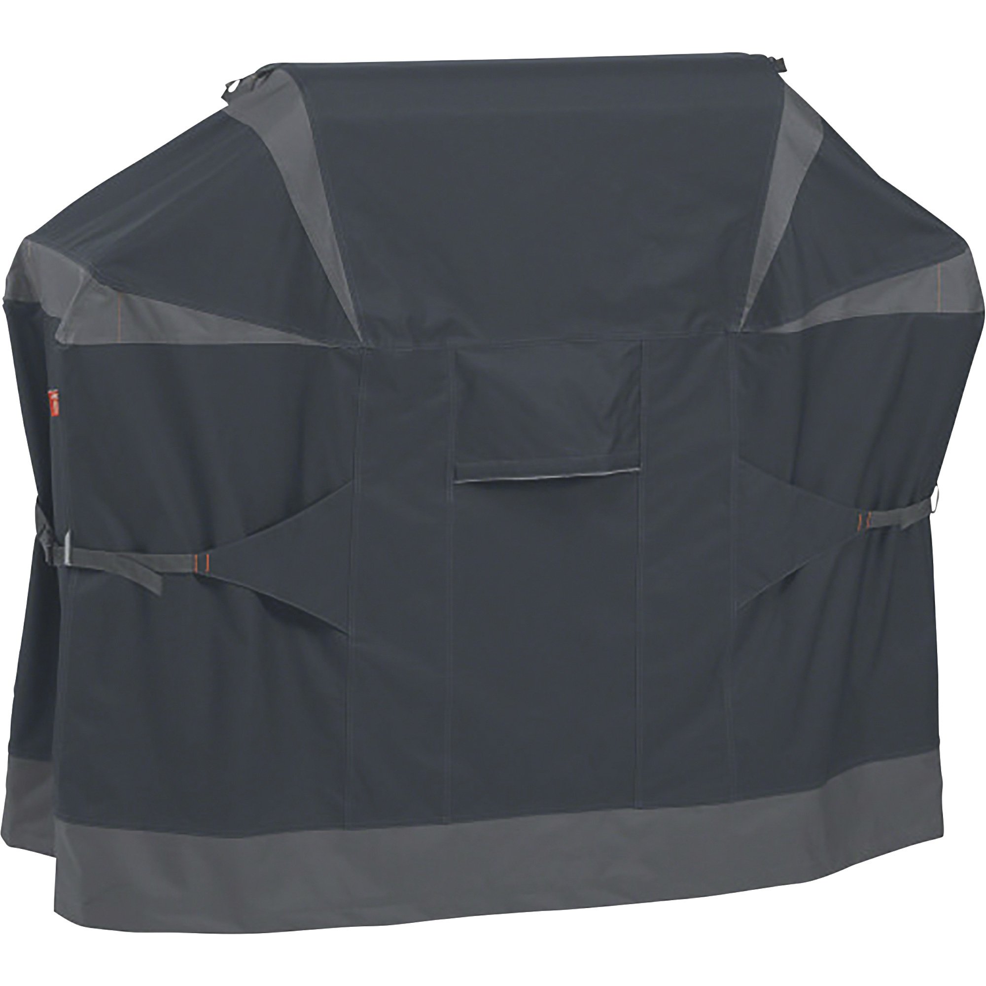 StormPro Heavy-Duty Boat Cover For 22-24 Foot Deck Boats - Dark Grey Marine Grade Protection