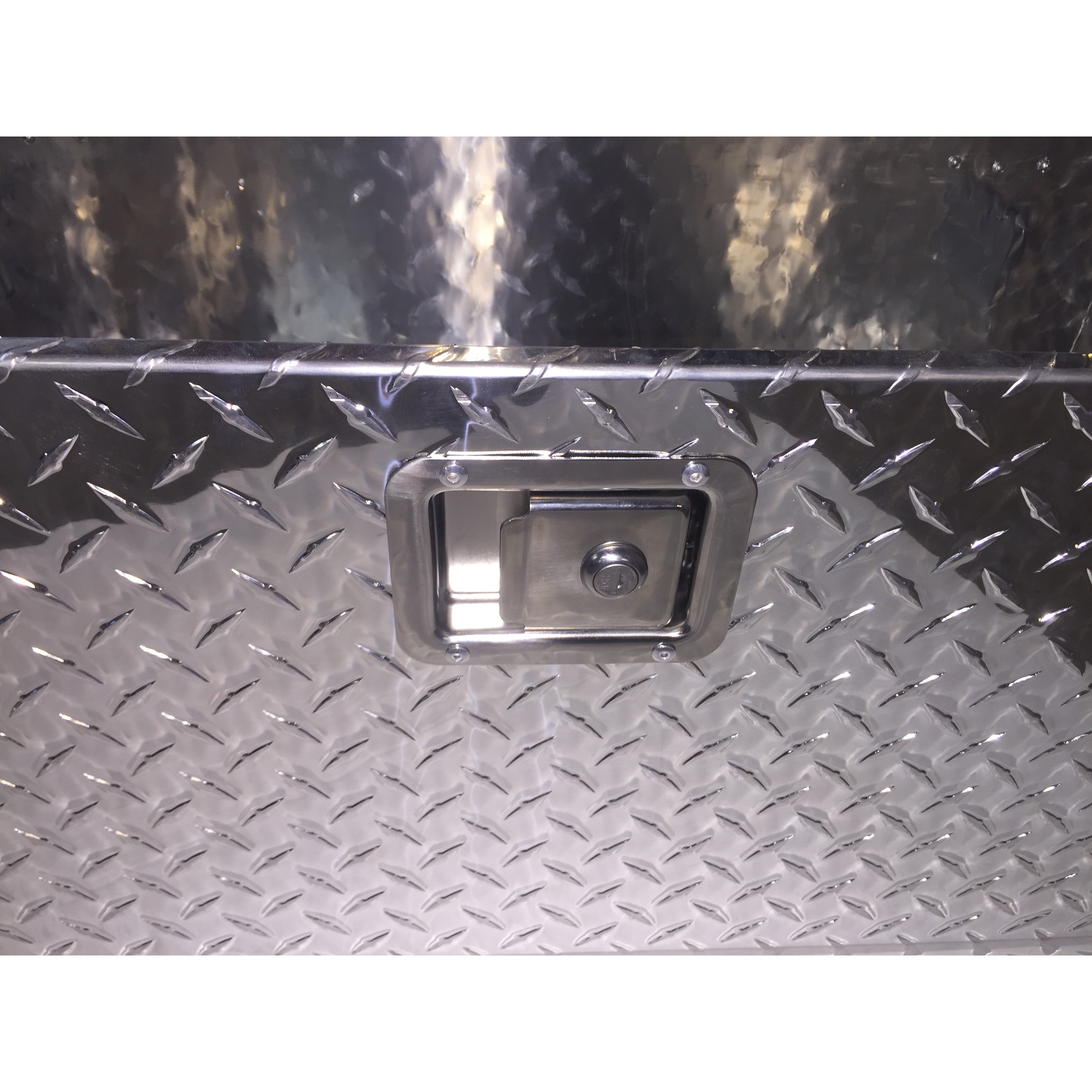 Polaris Ranger Universal Diamond Plate Aluminum Large Tool Box by Hornet  Outdoors