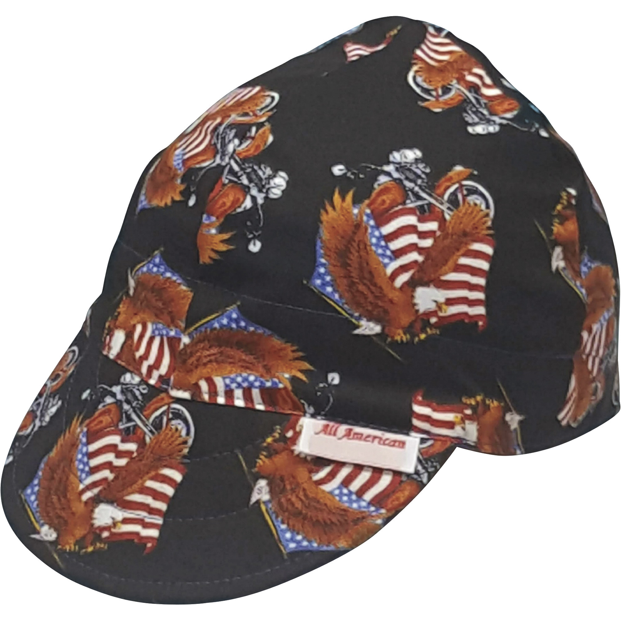 All American Born to Ride Welding Hat, Medium/Large