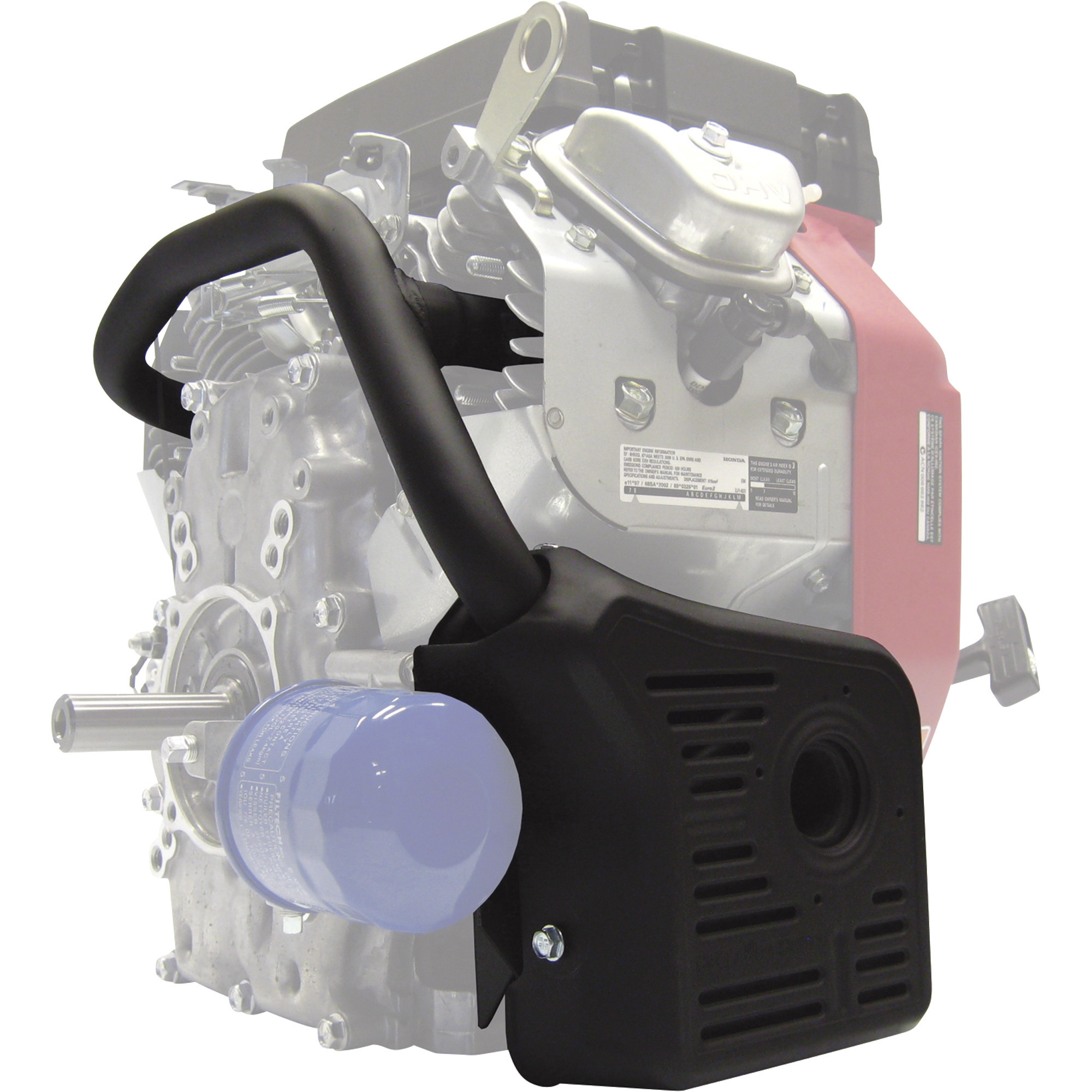 Honda SideMount Muffler — Fits Some GX630 Engines, Model V2MFLRSIDE