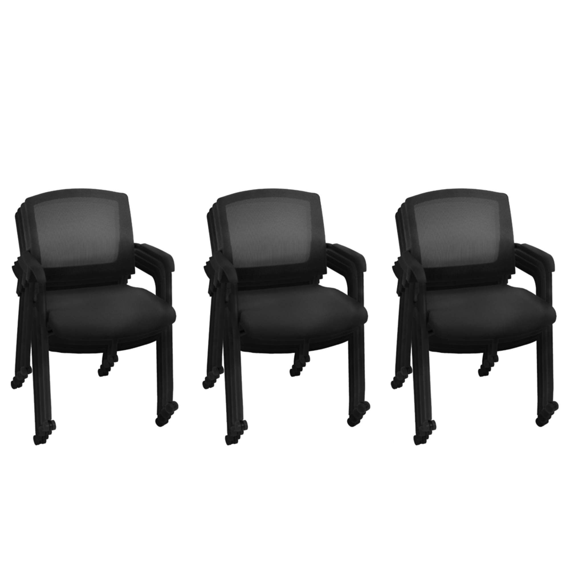 Regency Furniture, Multi-Purpose Office Side Chair Caster Black, Included (qty.) 12 Model# 5675CBK12PK