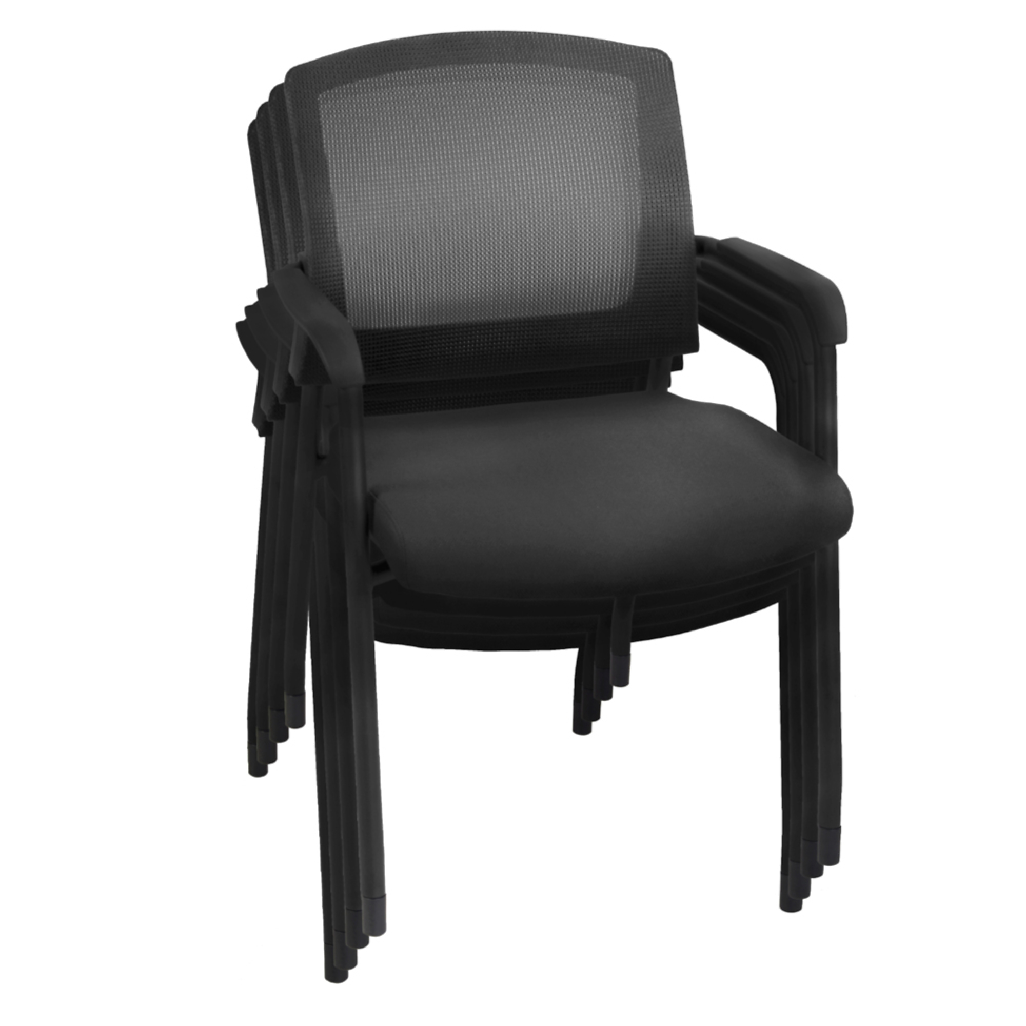 Regency Furniture, Multi-Purpose Office Side Training Chair Black, Included (qty.) 4 Model# 5675BK4PK