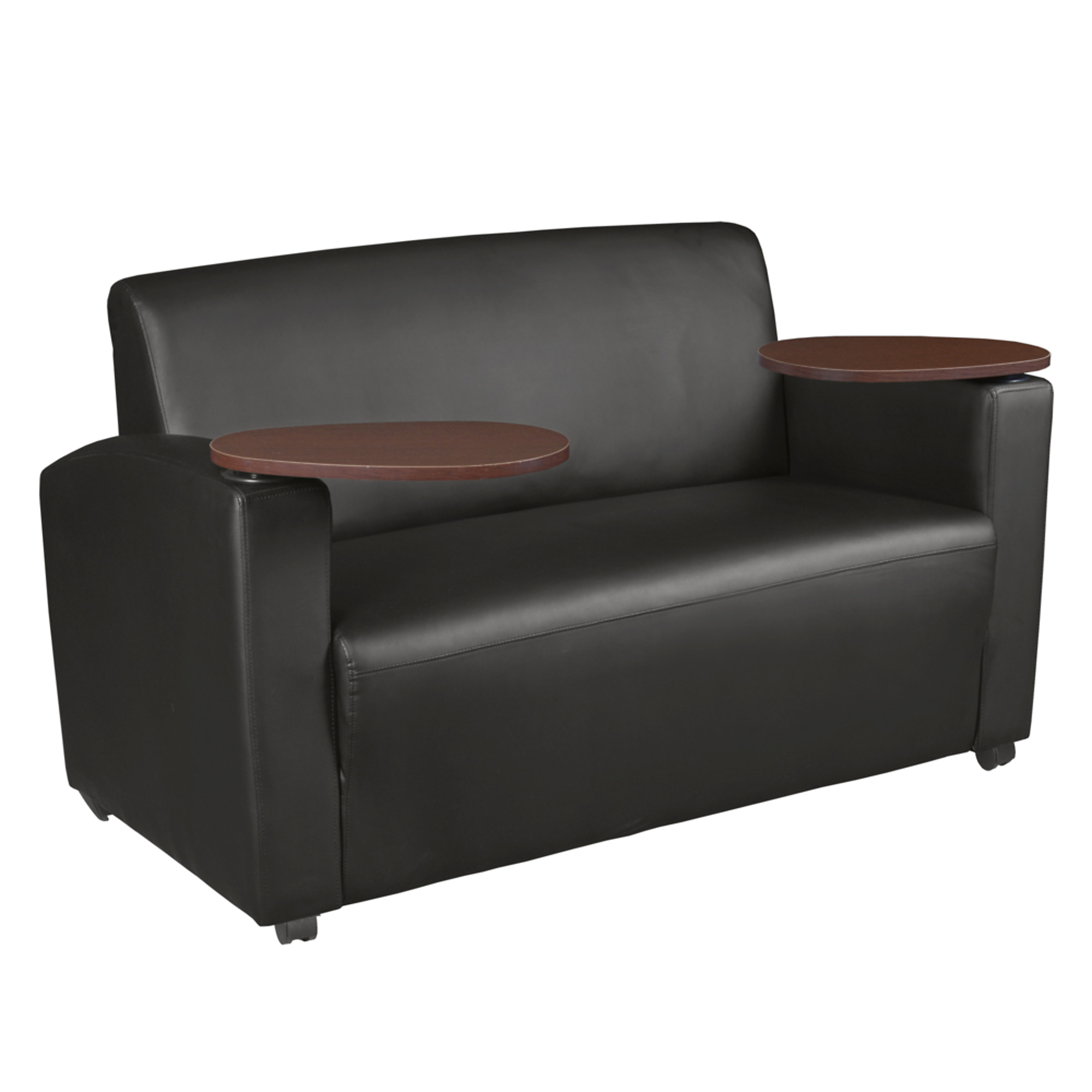 Regency Furniture, Supernova Tablet Arm Loveseat- Black/Java, Included (qty.) 1 Model# 7702NSJVBK