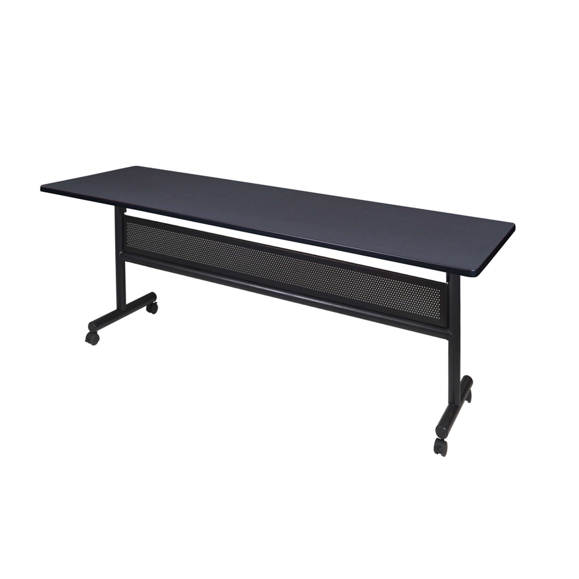 Regency Furniture, 84 x 24in. Flip-Top Table w/ Modesty- Grey, Height ...