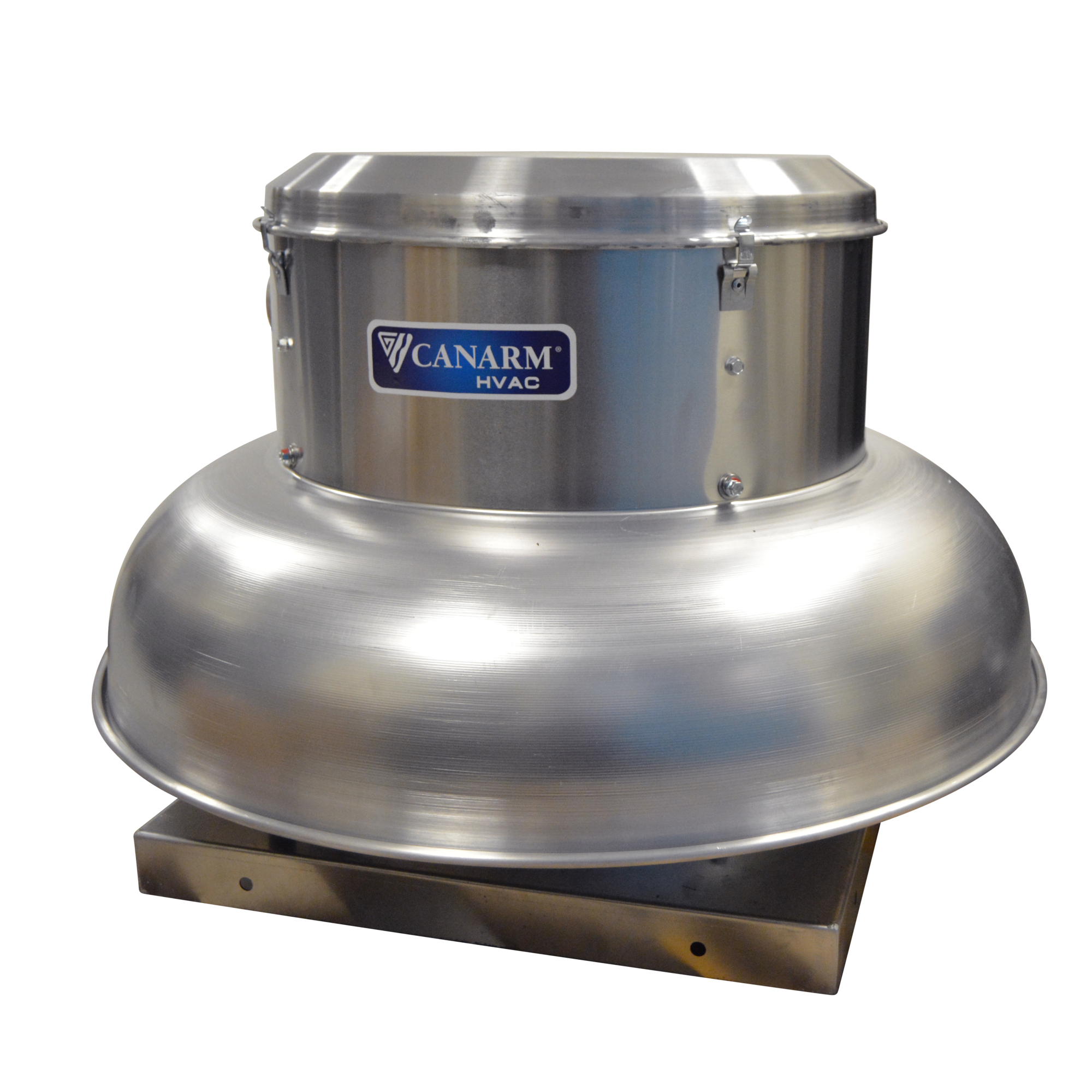 Canarm Direct Drive Downblast Spun Aluminum Exhauster, 13 1/2in., 1/2 HP, Model# ALX135-DD050V