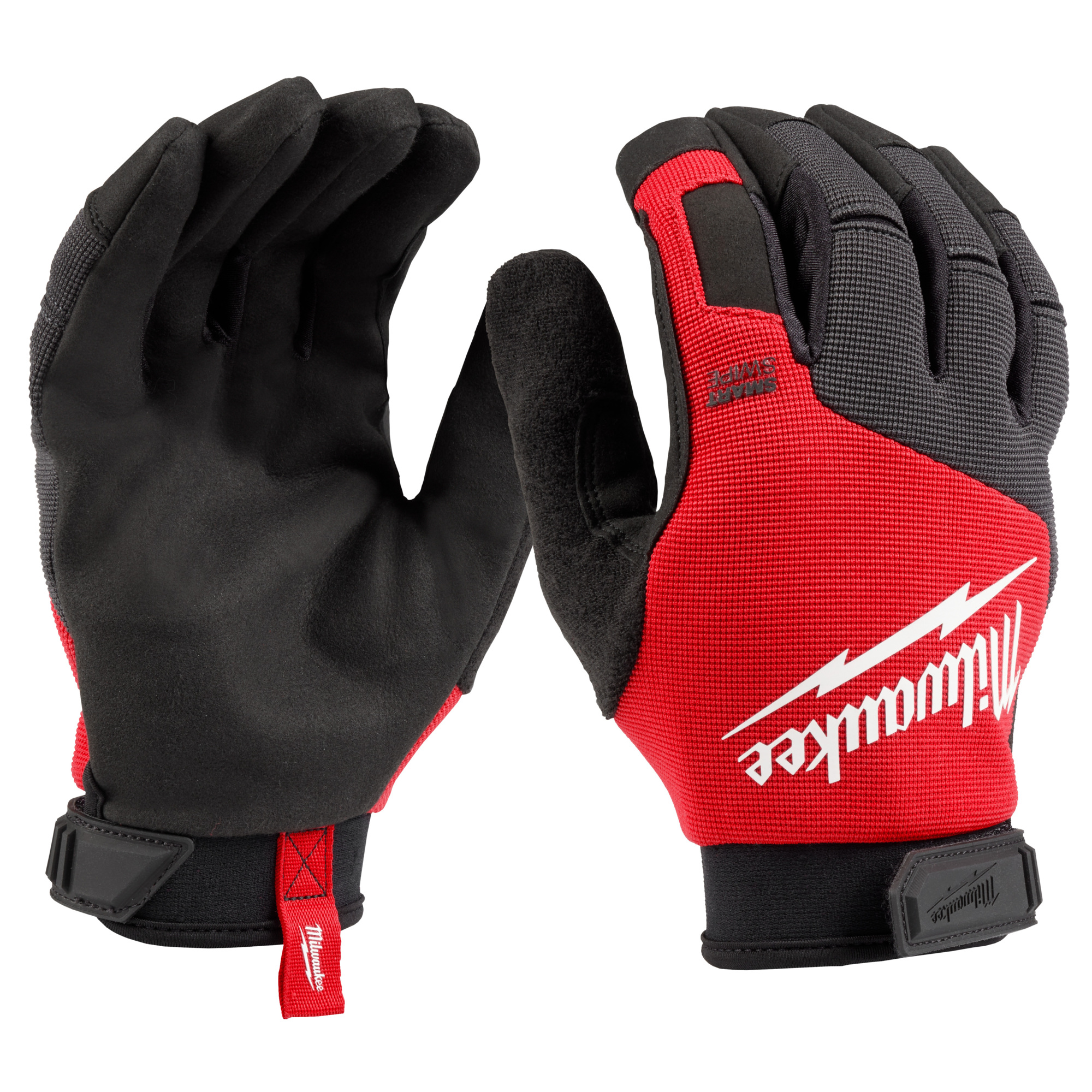 Milwaukee, Lightweight Work Gloves - M, Size M, Color Black/Red, Model# 48-73-8521