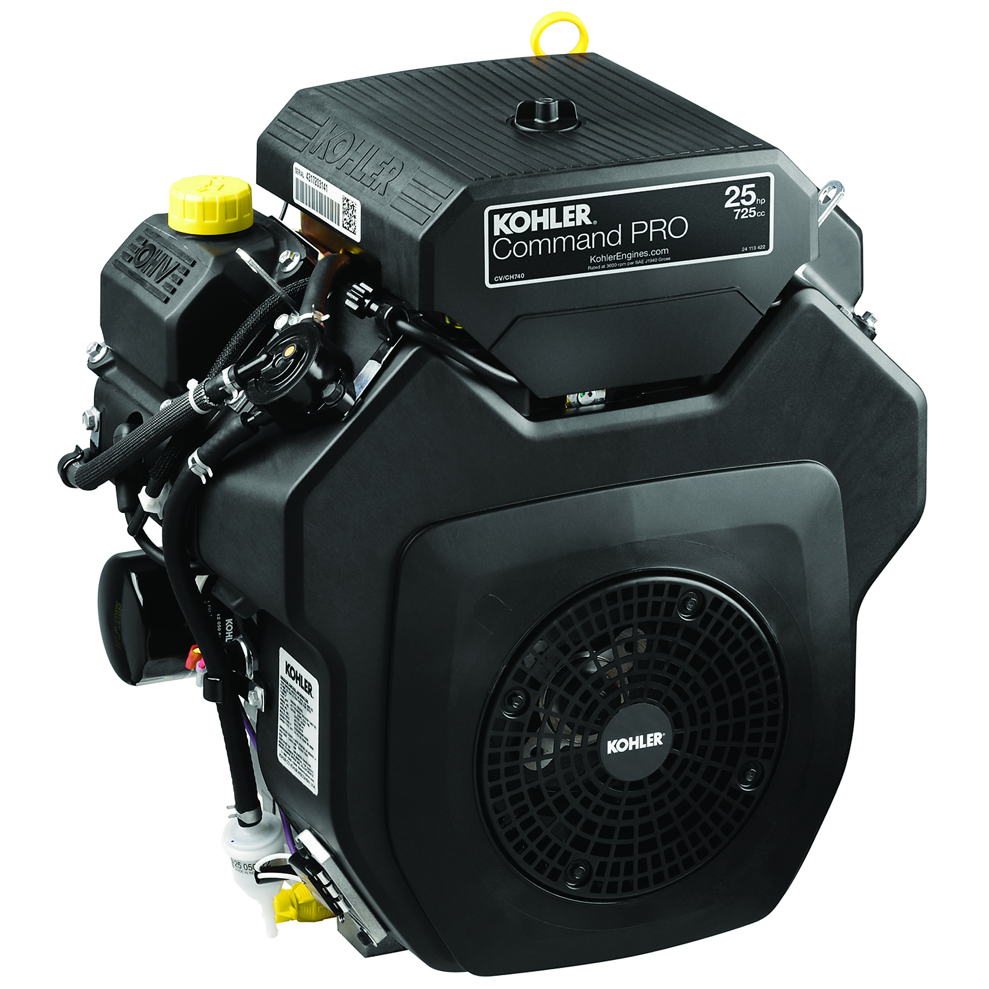 Kohler Horizontal Gasoline Engine - 25 HP, 725cc, Model# PA-CH740-3391