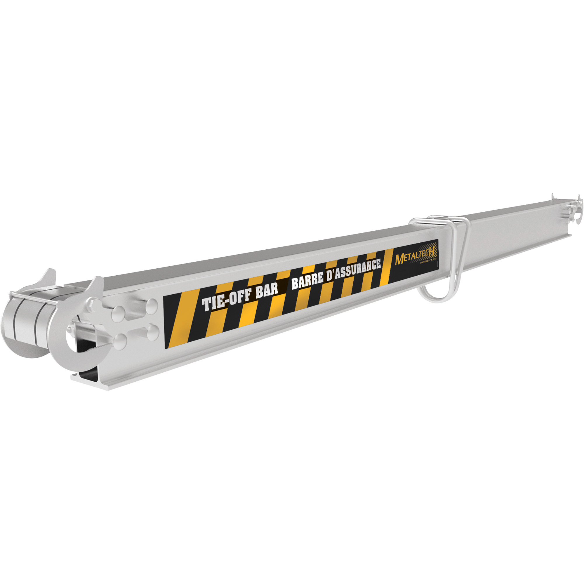 Metaltech 7ft. Aluminum Tie-Off Bar