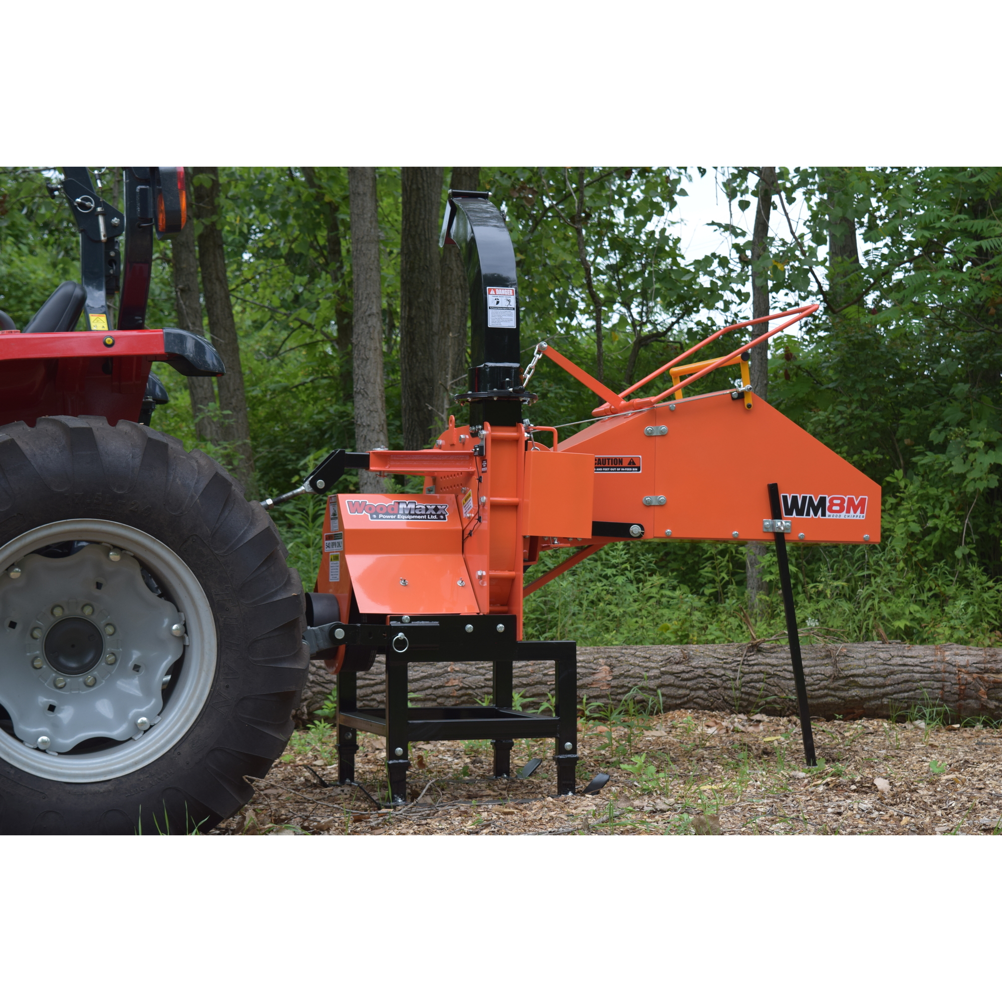 DK2 Woodmaxx, 8in. PTO Wood Chipper - Mechanical Infeed, Max. Cutting ...