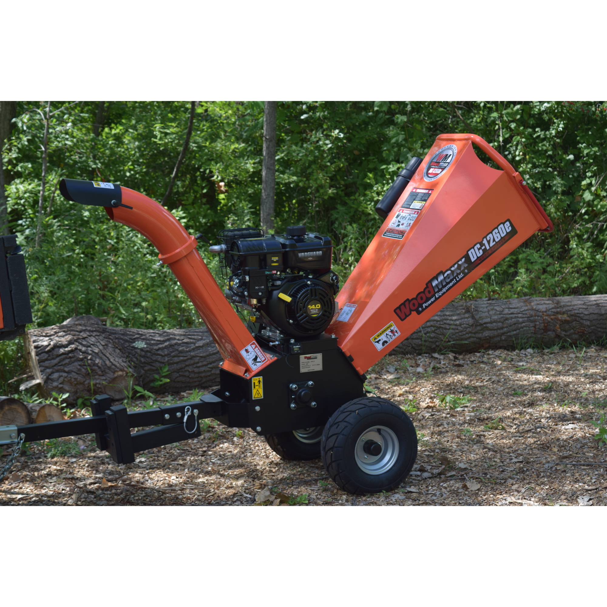 DK2 Woodmaxx, 4in. Self-Feeding Gas Wood Chipper (Electric Start ...