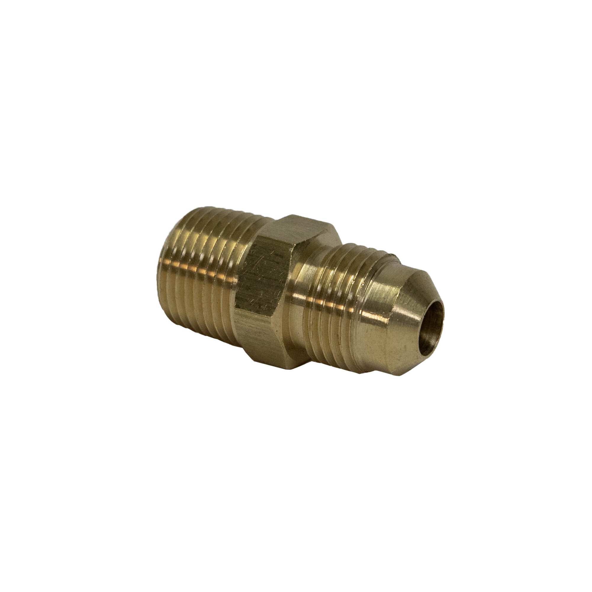 Mr. Heater, Brass Fitting, 3/8in. MPT x 3/8in. Male Flare, Included (qty.) 1 Compatible With F276124 F273707 F271161 F273072 Model# F276262