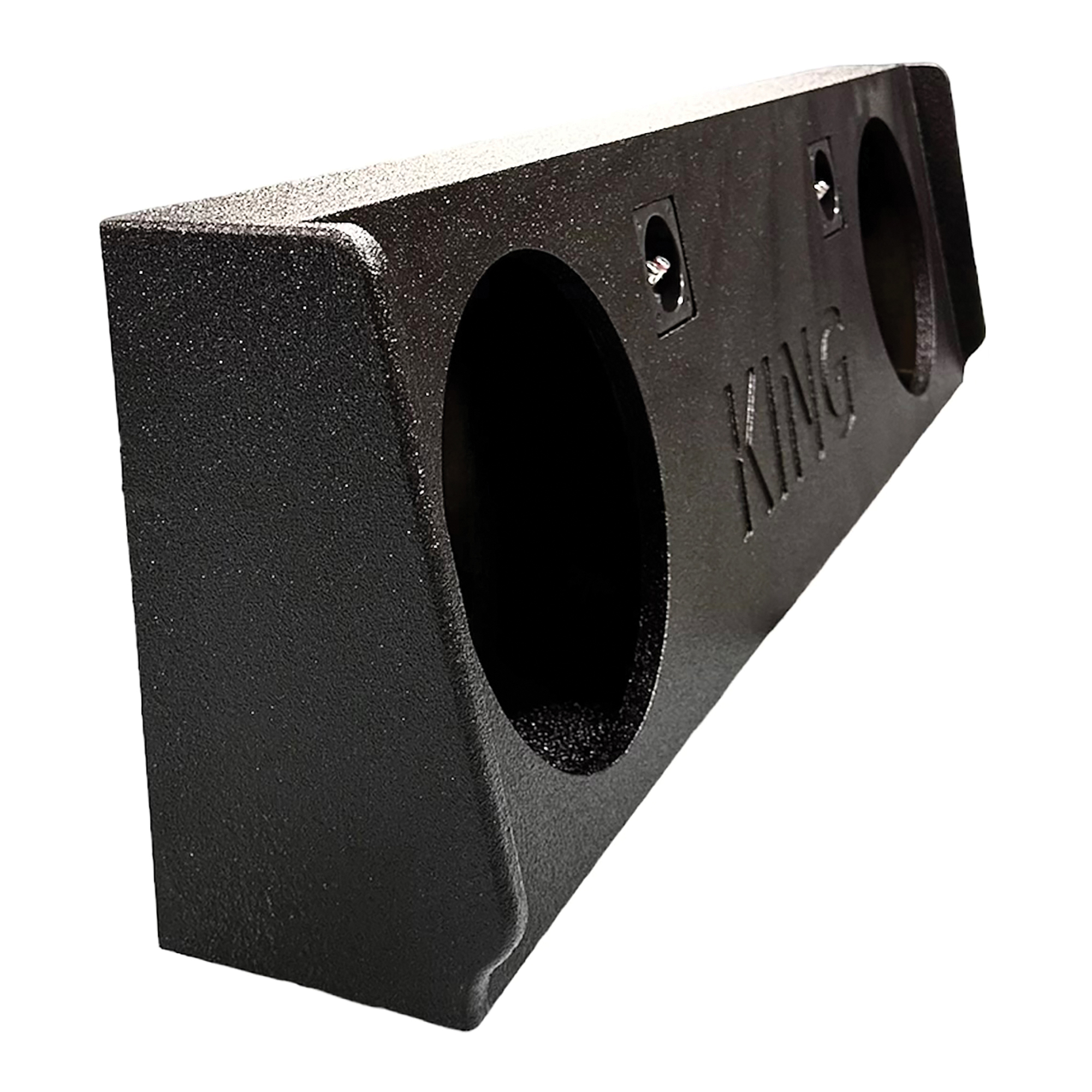 King Boxes, DoubleSpeaker Black Sprayed Enclosure, Model AKG2512