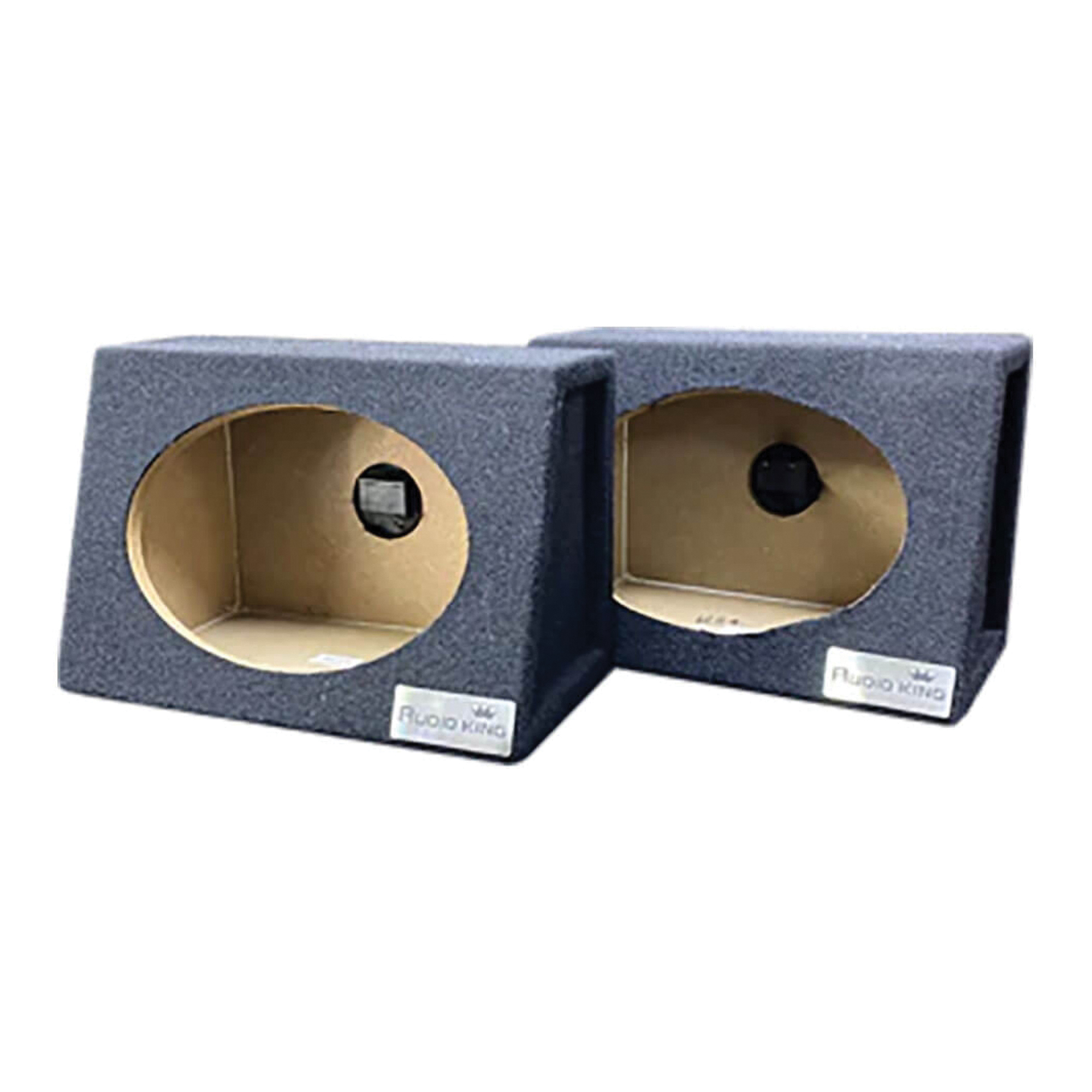 King Boxes, 6in.x9in. Wedge Single-Speaker Carpet Enclosure, Pair, Model# A69